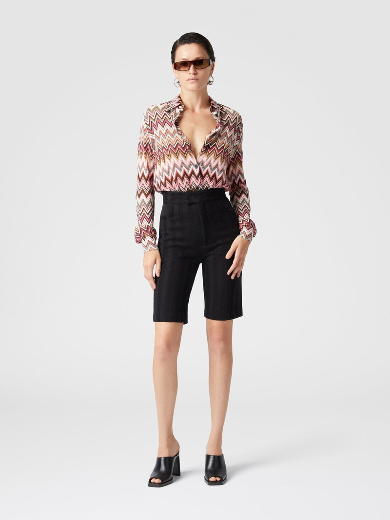 Missoni Zig zag cotton and viscose shirt outlook
