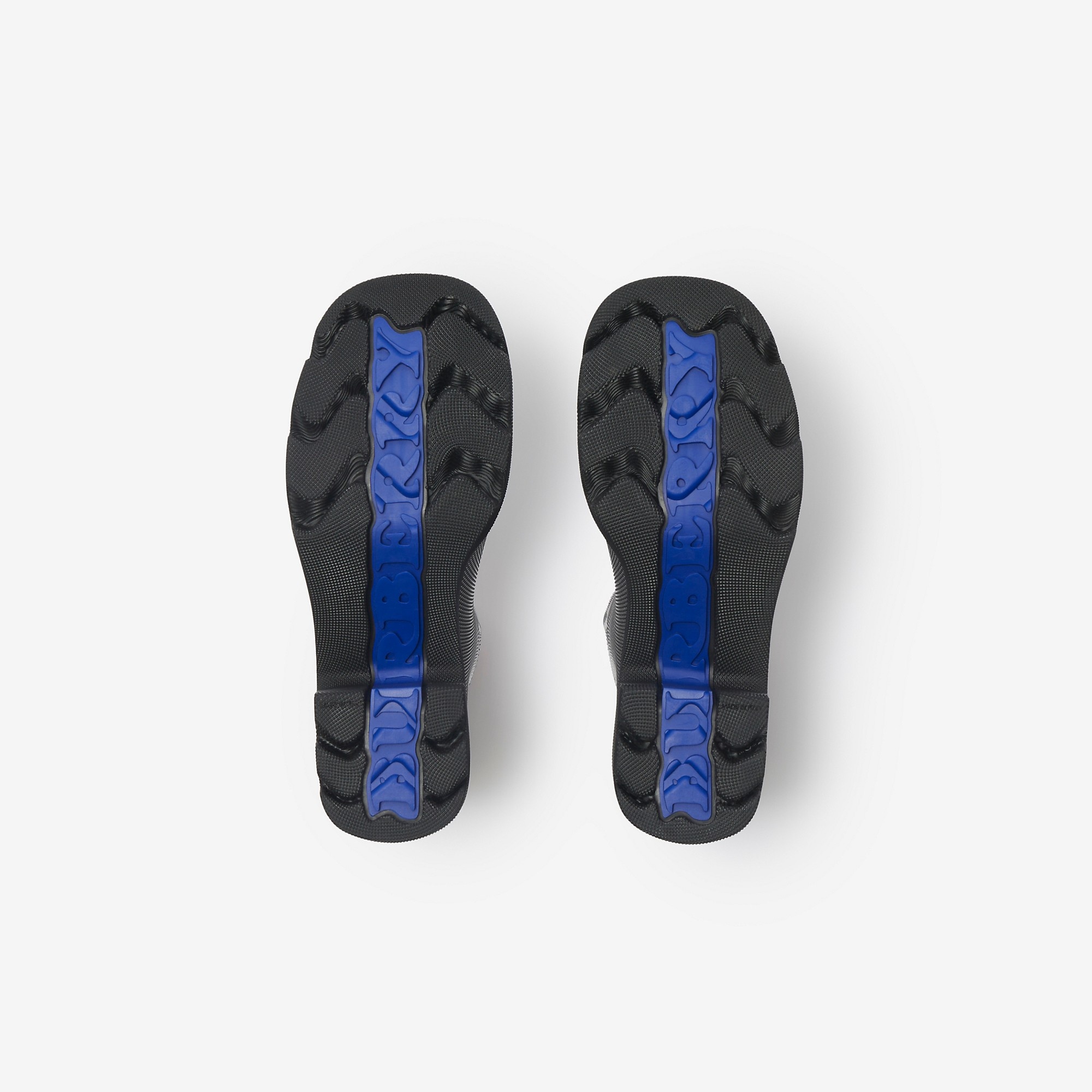Check Rubber Marsh Heel Boots - 6