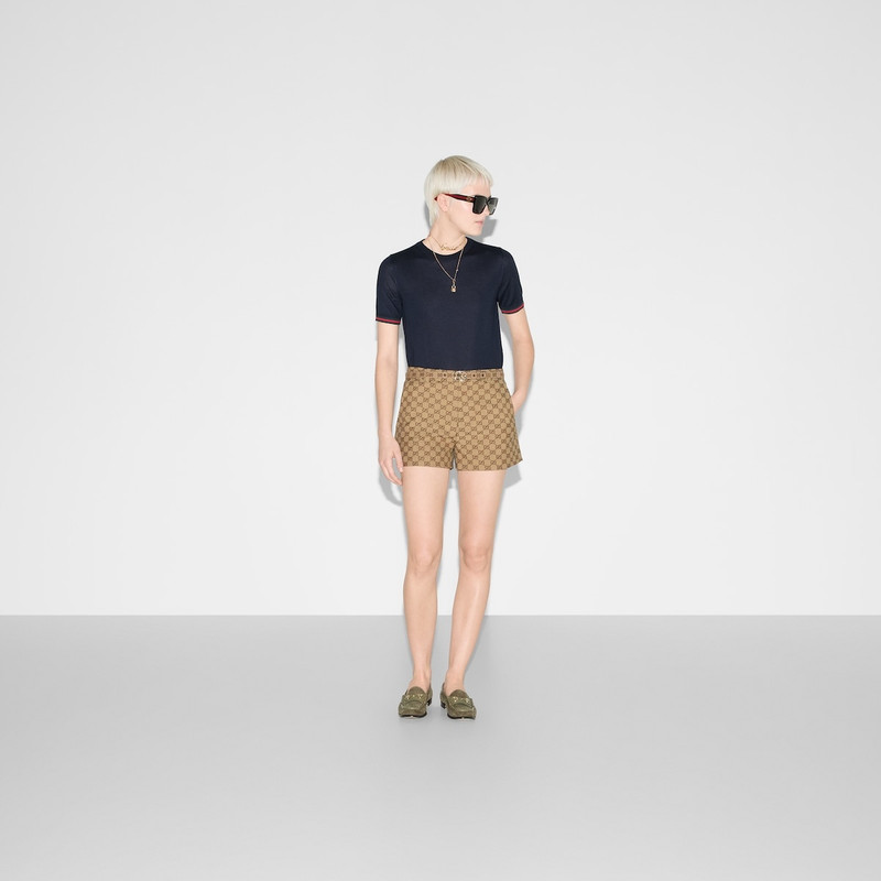 GUCCI Extra fine cashmere silk top outlook