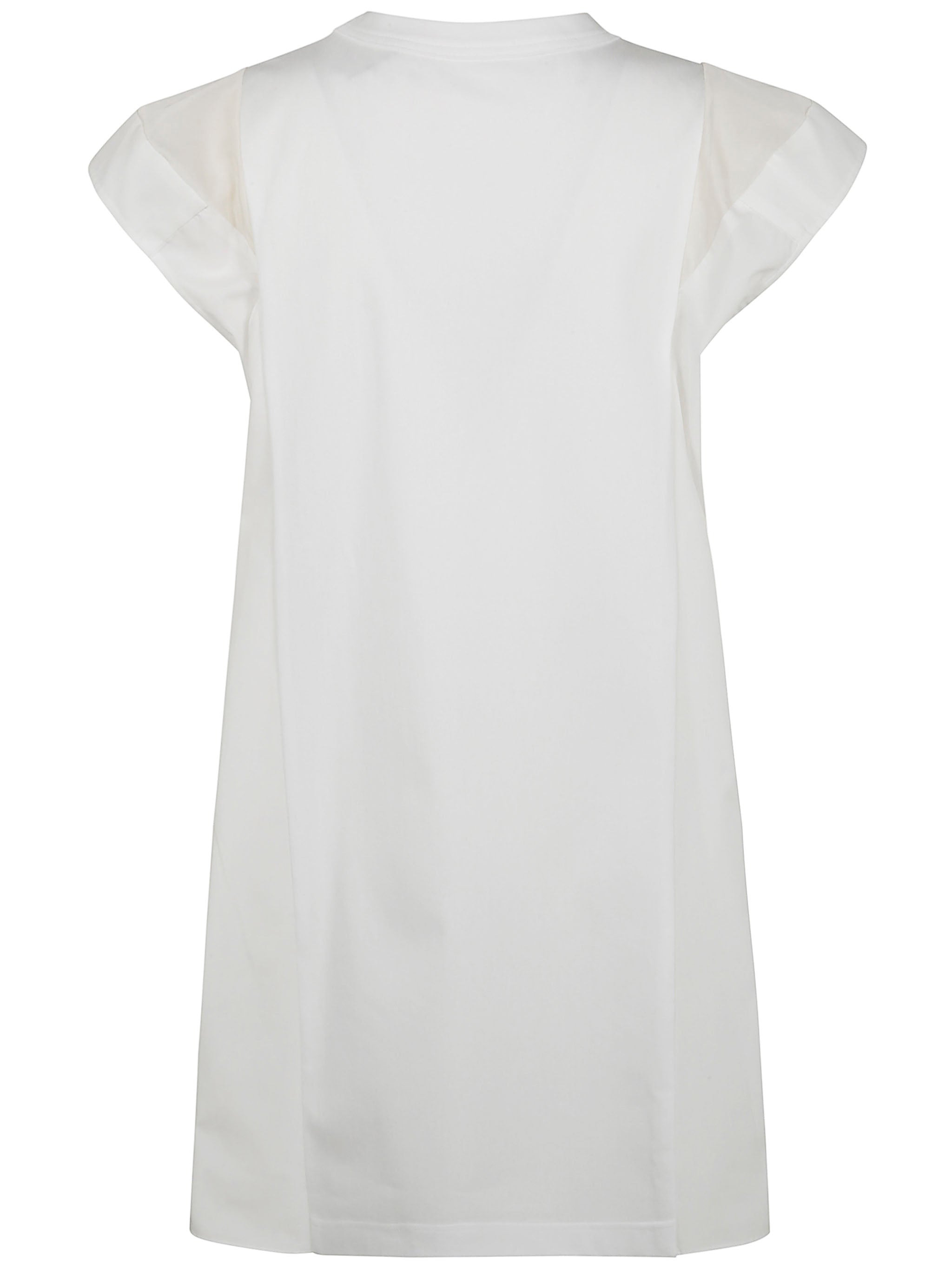 Sacai Women Popeline X Cotton Jersey Dress - 7