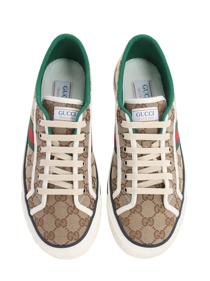 10MM GUCCI TENNIS 1977 CANVAS SNEAKERS - 7