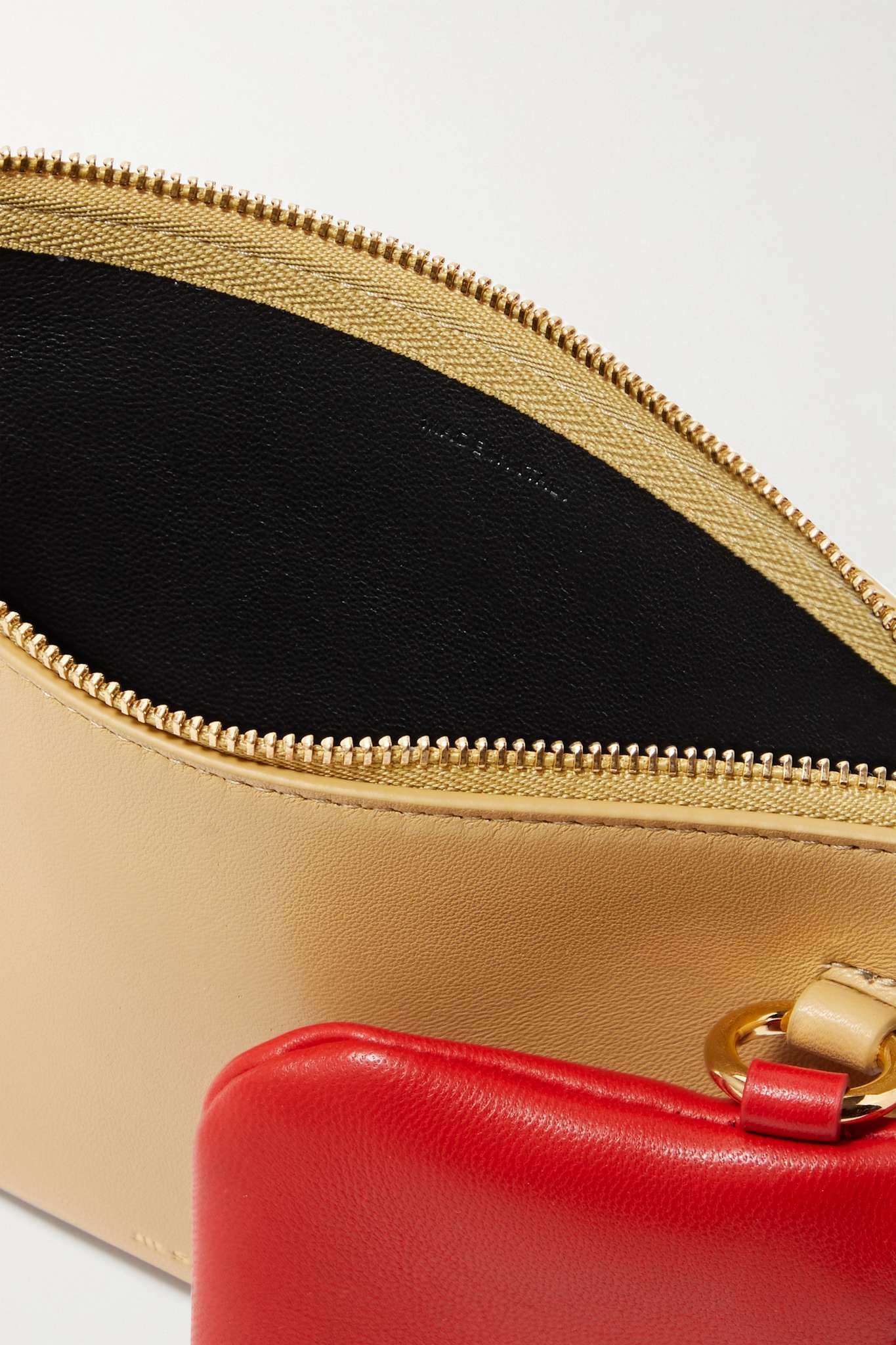 Two-tone leather shoulder bag - 5