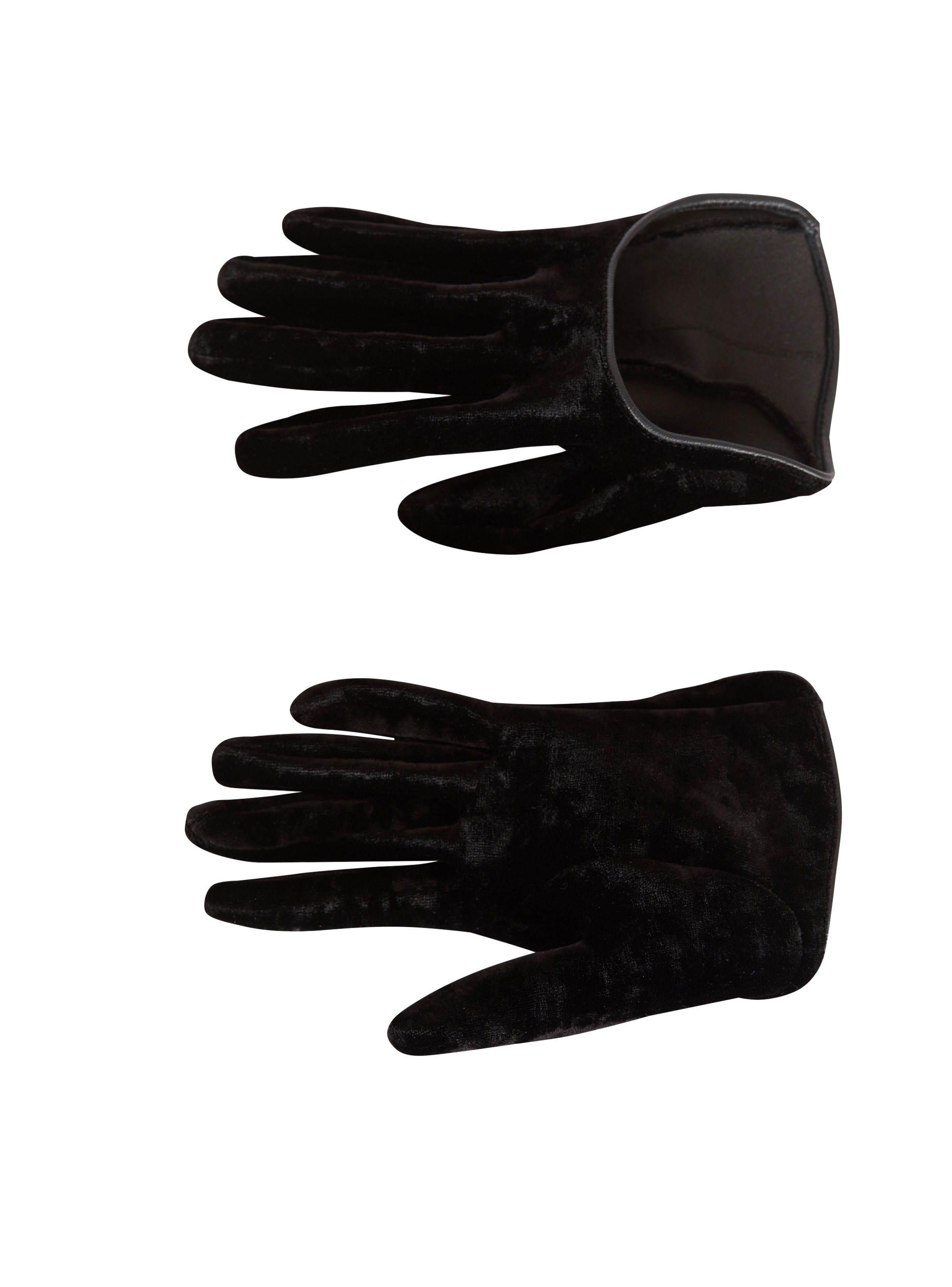 Short velvet gloves - 3