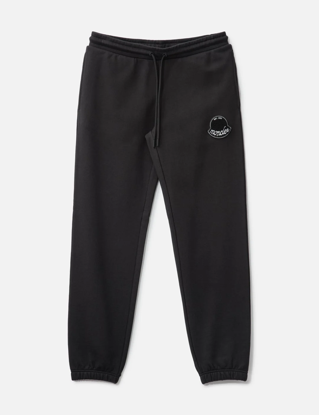 LOGO PATCH COTTON SWEATPANTS - 1