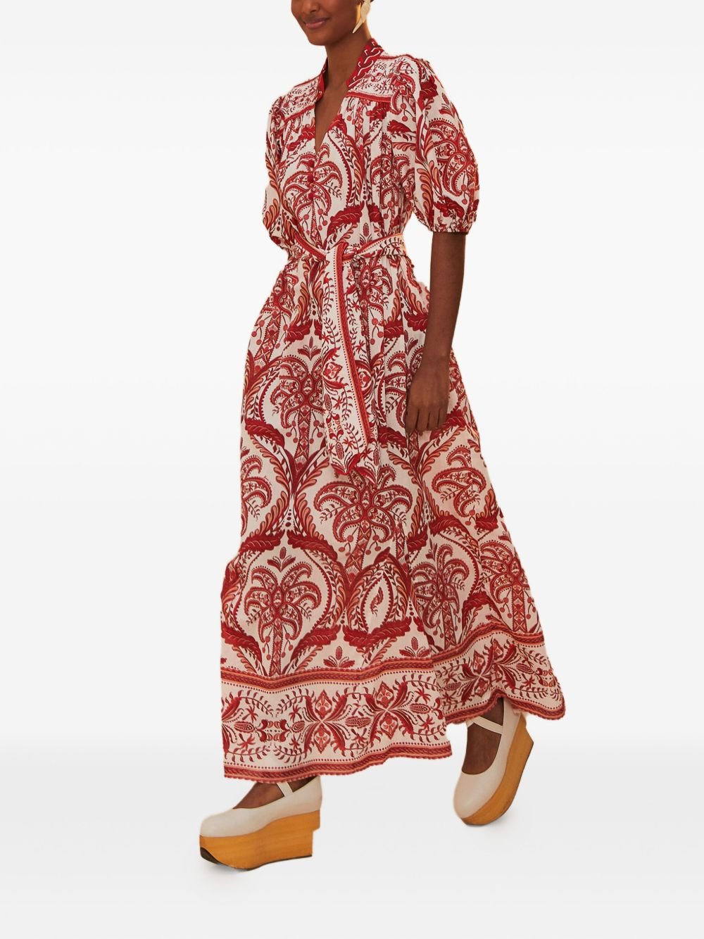 paisley-print dress - 3