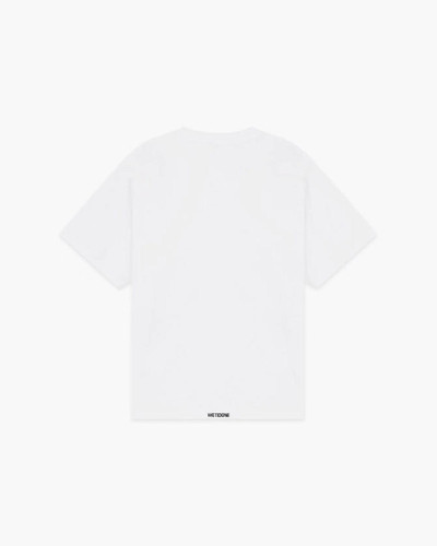 We11done White Pearl Logo Washed Short Sleeve Tee outlook