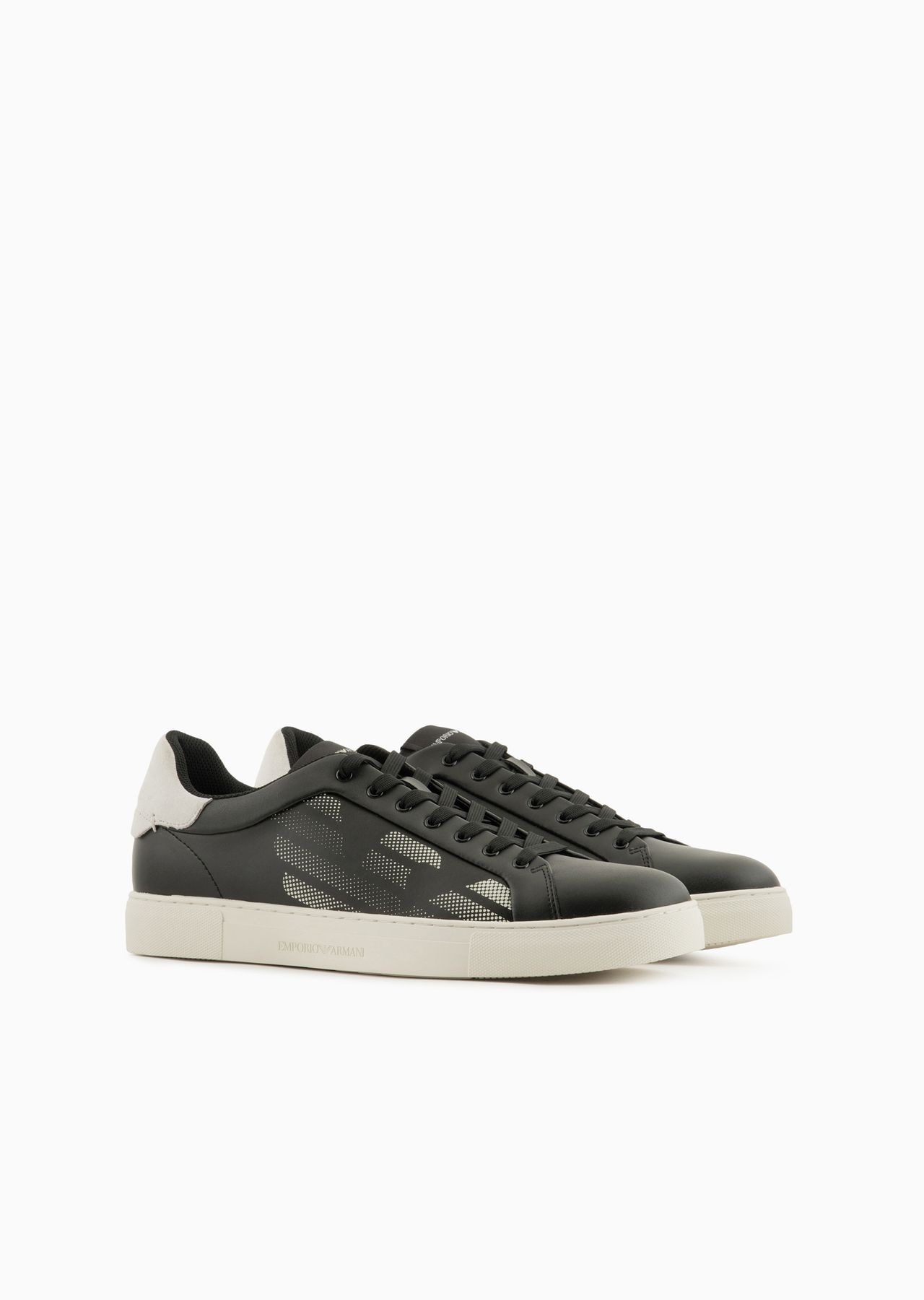 ASV regenerated-leather sneakers with gradient eagle - 2