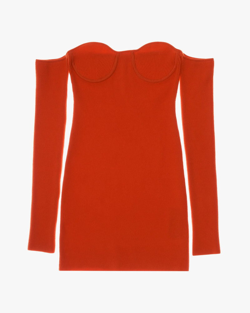 RIBBED CONTOUR DRESS - 1