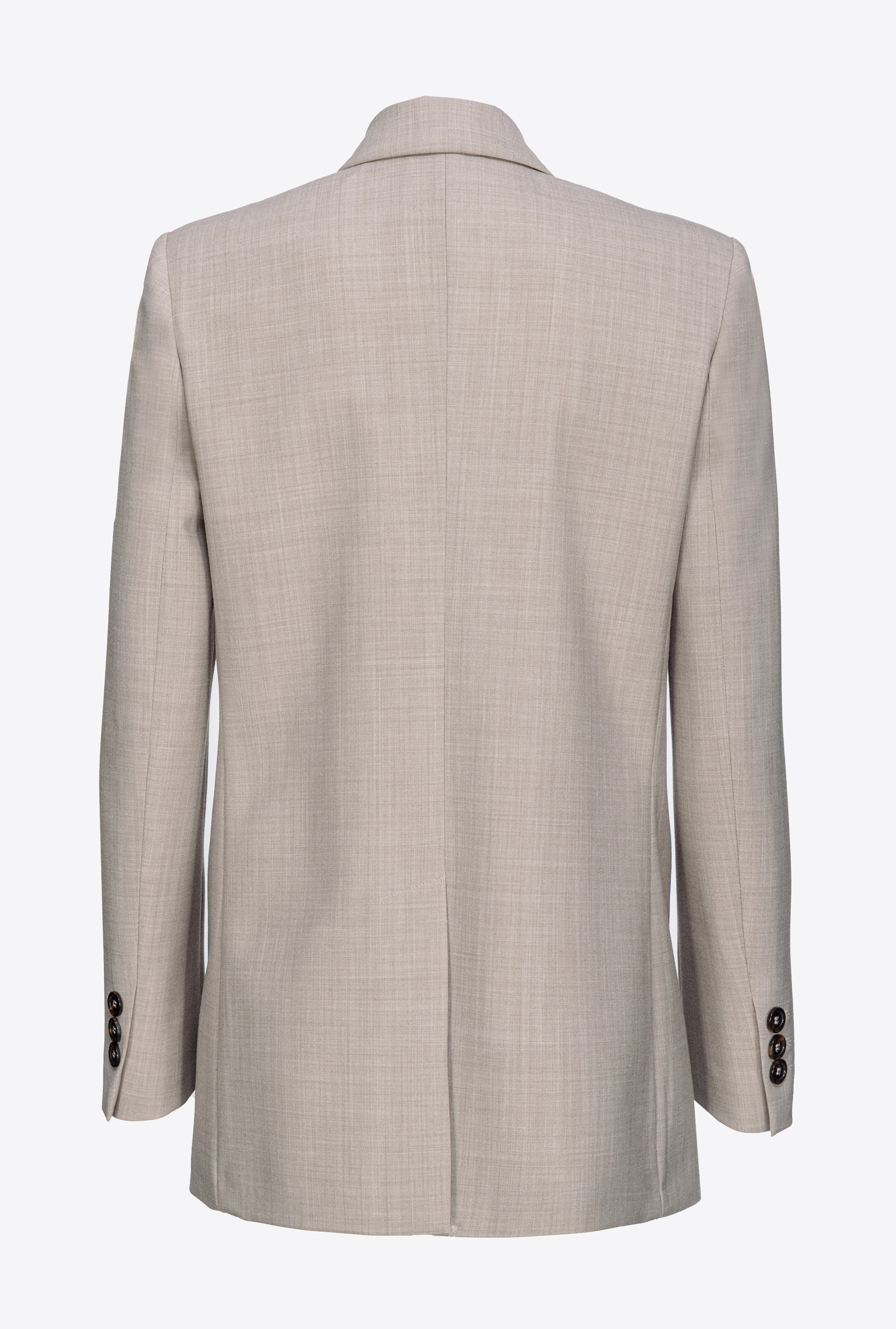 DOUBLE-BREASTED WOOL-BLEND BLAZER - 2