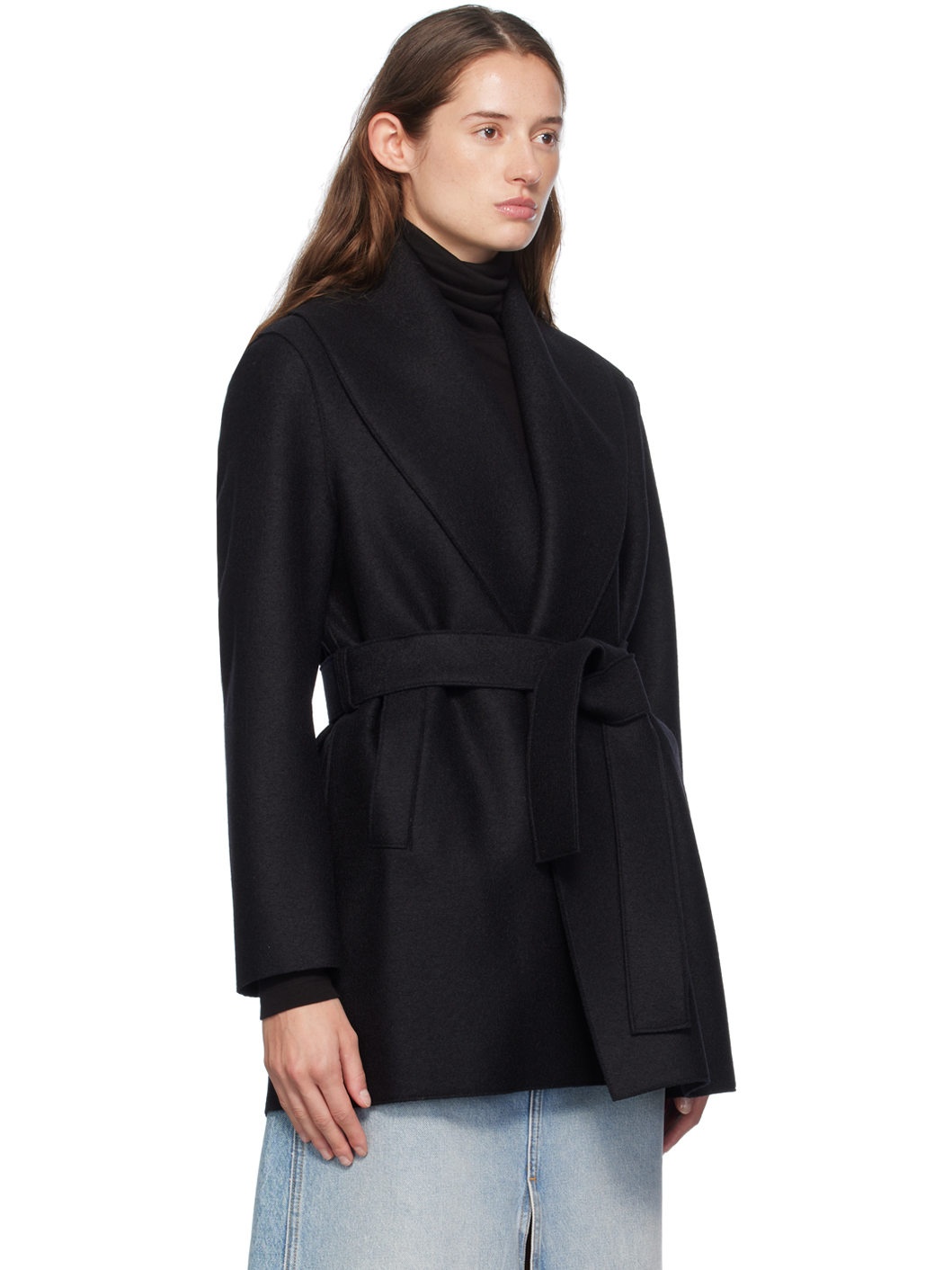 Black Belted Jacket - 2