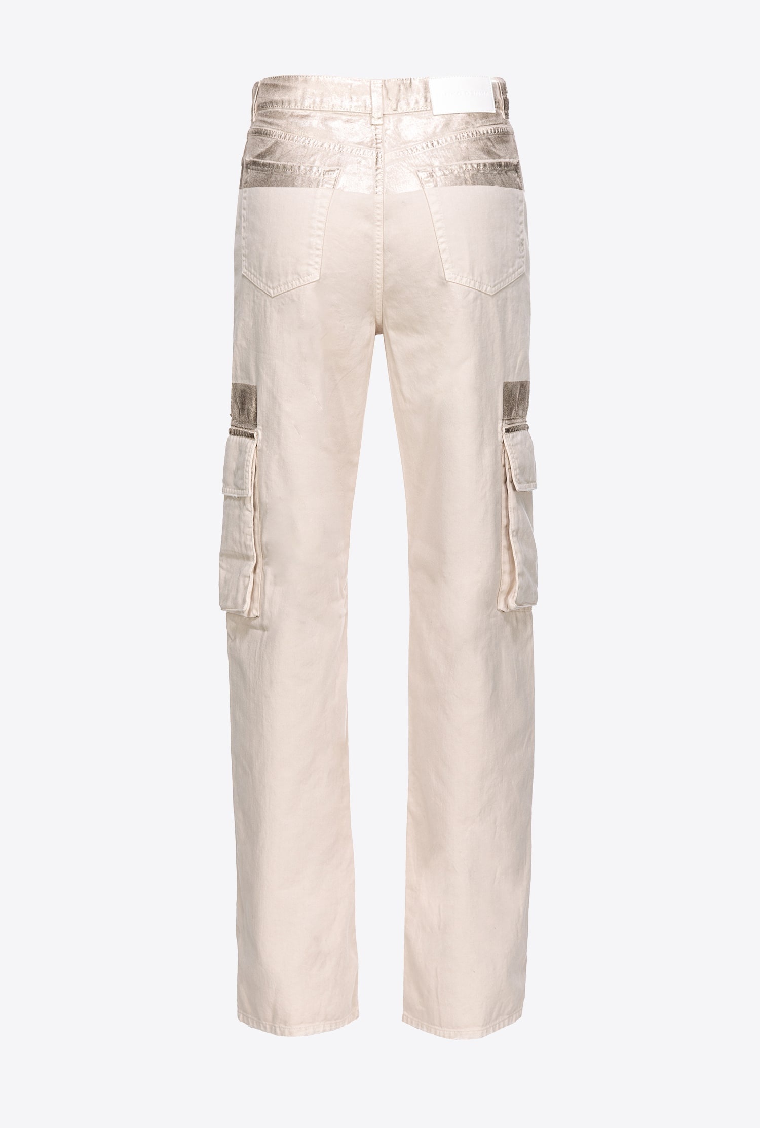 METALLIC CARGO TROUSERS - 6