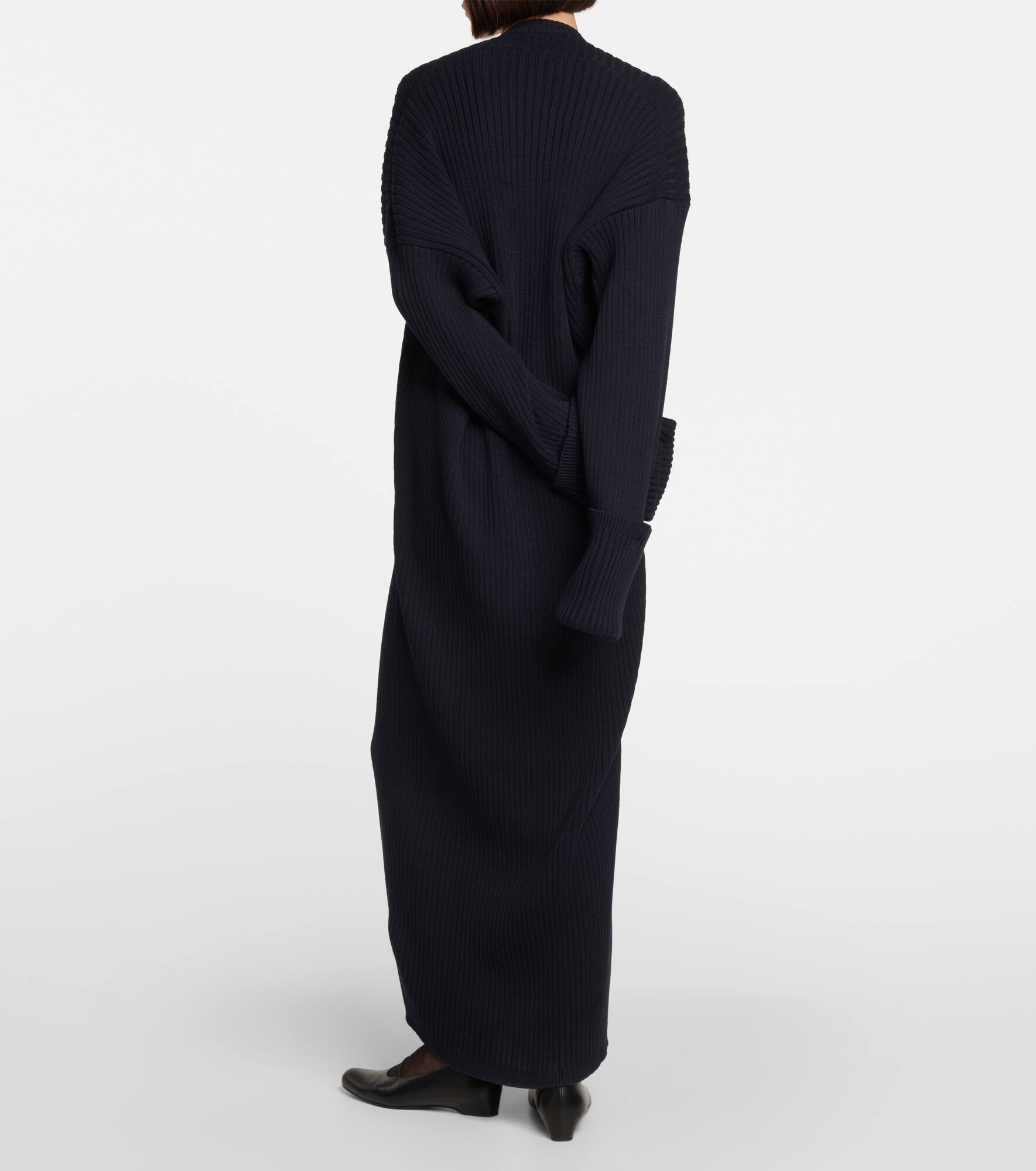 Elodie knitted cotton maxi dress - 3