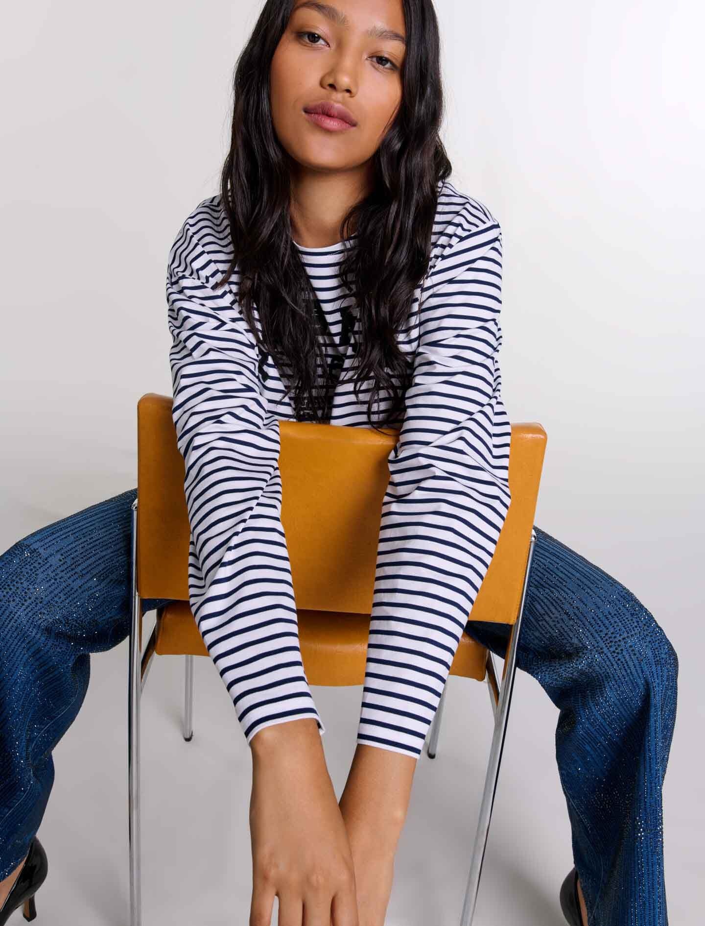 Cropped short-sleeves T-shirt - 8