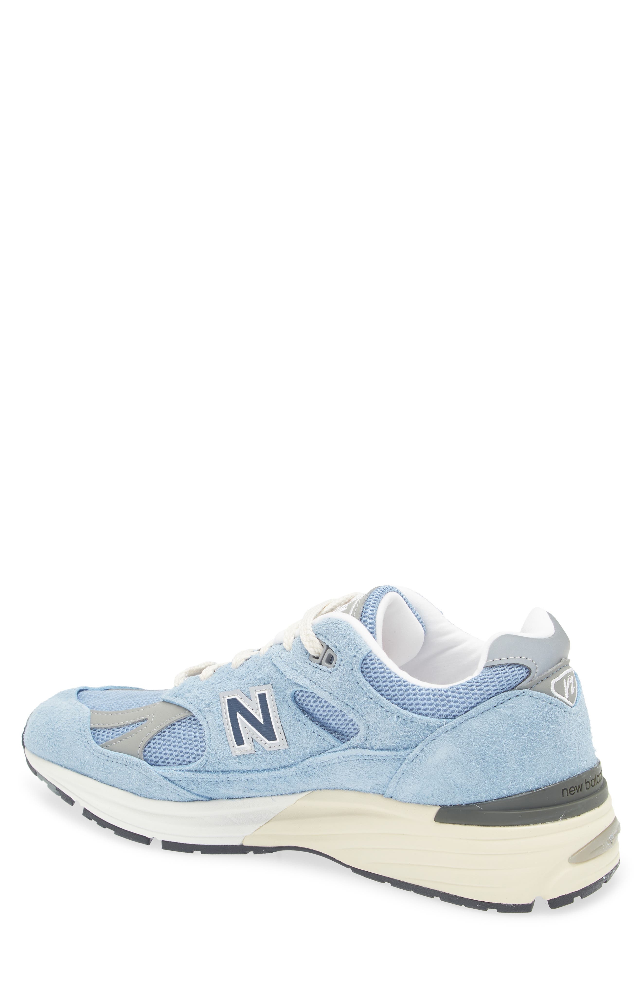 New Balance Gender Inclusive Made in UK 991 v2 Sneaker in Celestial Blue/Faded Denim at Nordstrom - 2