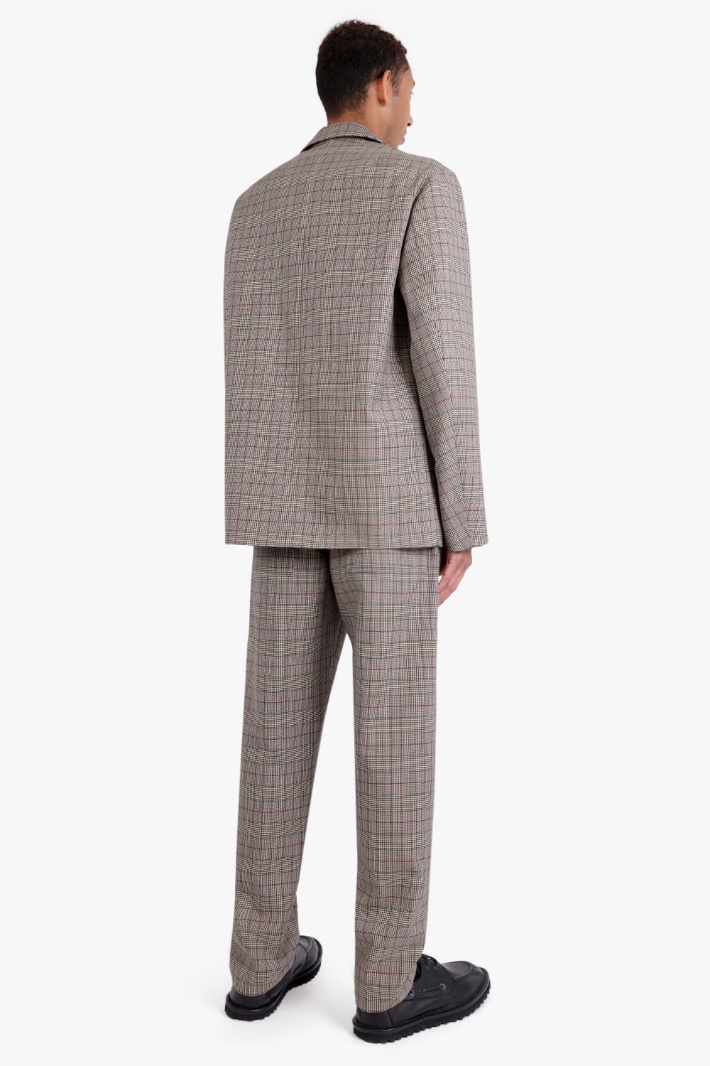 PENWICK WOOL CHECK PANT | SAND - 4