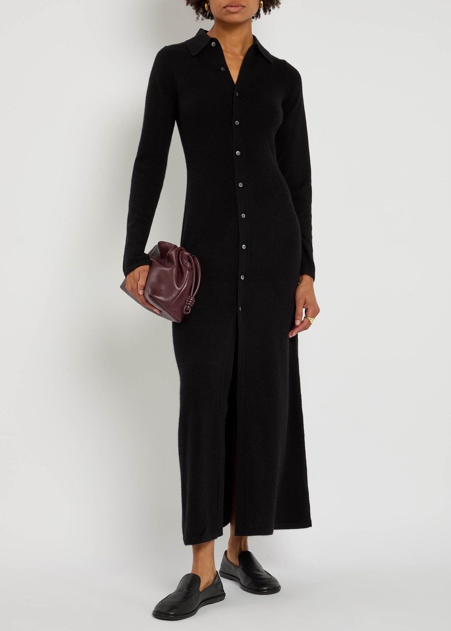 Guest In Residence Showtime Cashmere Midi Shirt Dress - 4