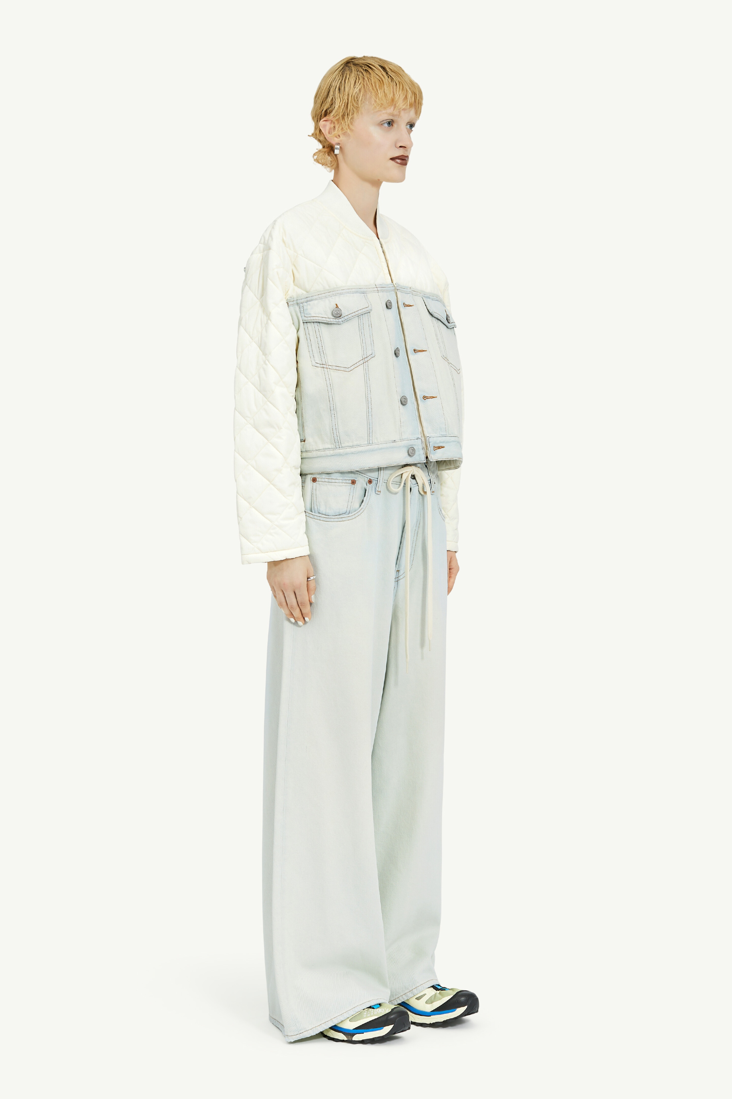 Quilted Denim Jacket - 3