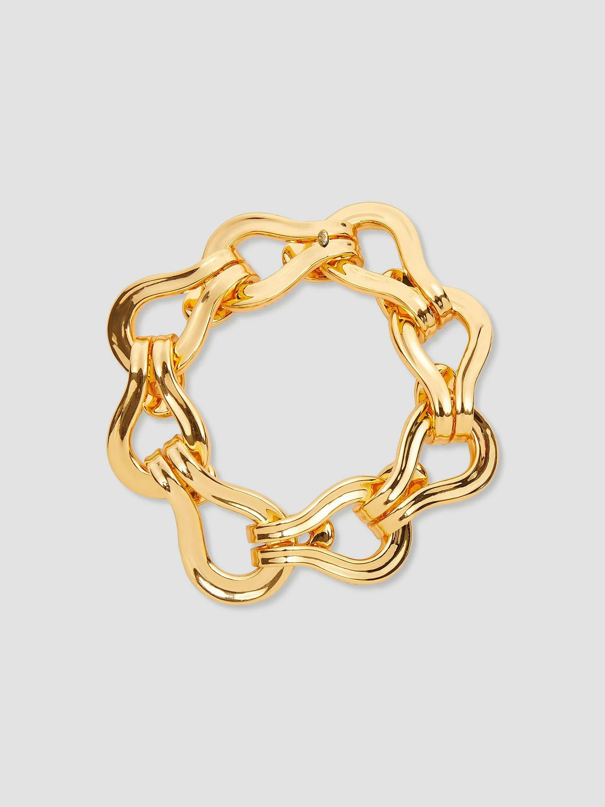 Women's 14K-Gold-Plated Buckle Bracelet - Gold - 1