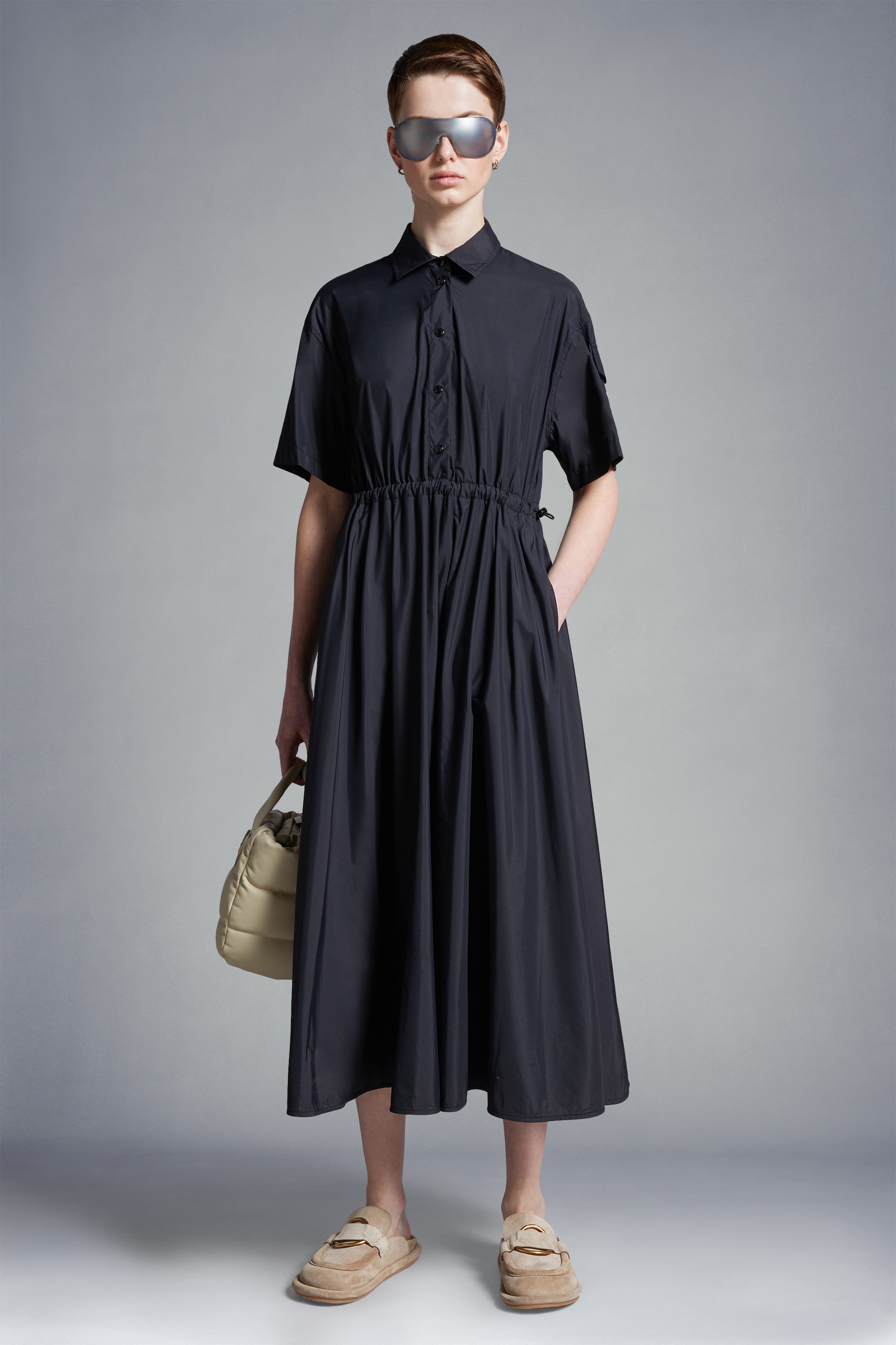 Poplin Midi Shirt Dress - 2