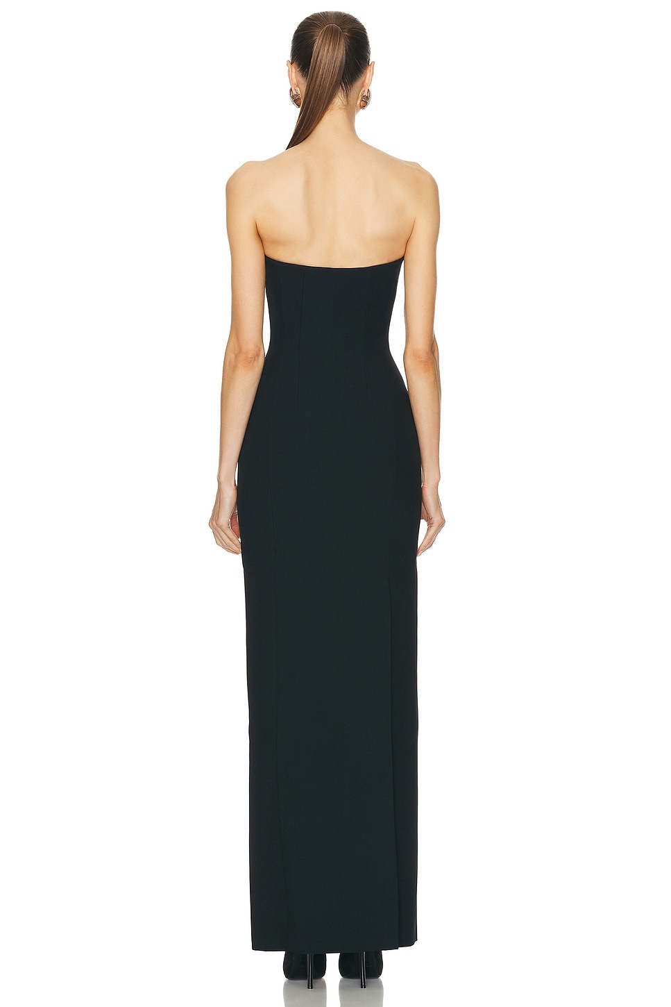 Strapless Midi Slip Dress - 3