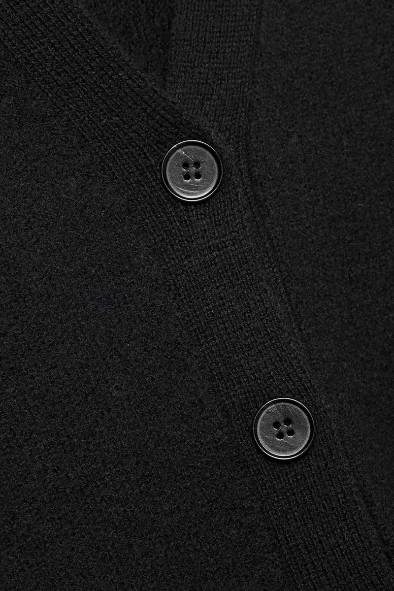 Boiled merino wool cardigan 4
