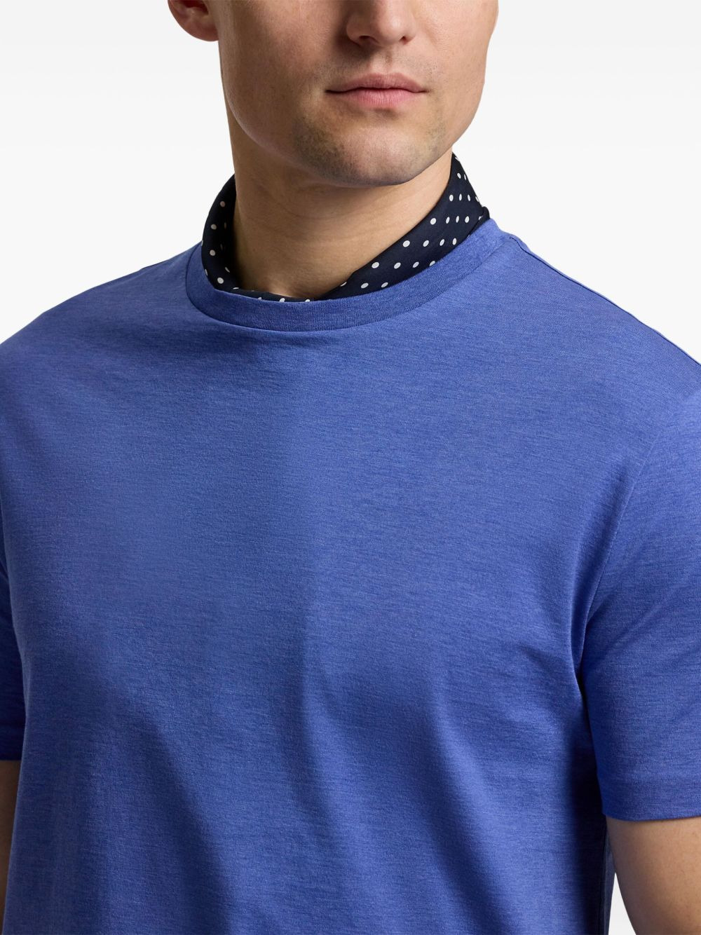 Lisle crew-neck short-sleeve T-shirt - 6