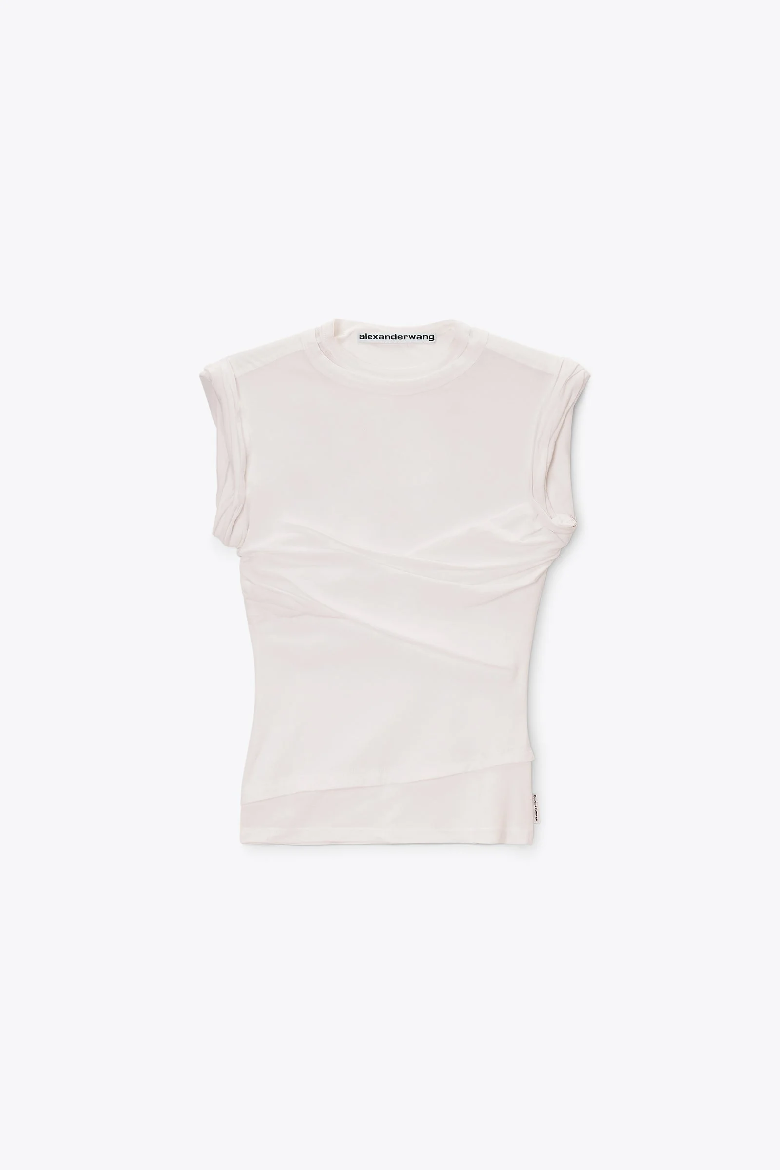 twisted bust layered tank - 1