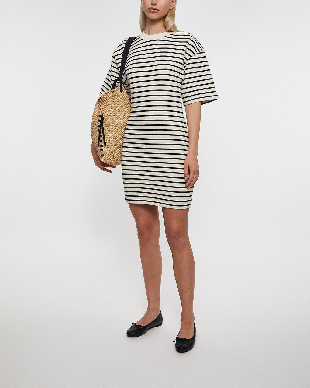 Dress Mona Vit/svart - 3