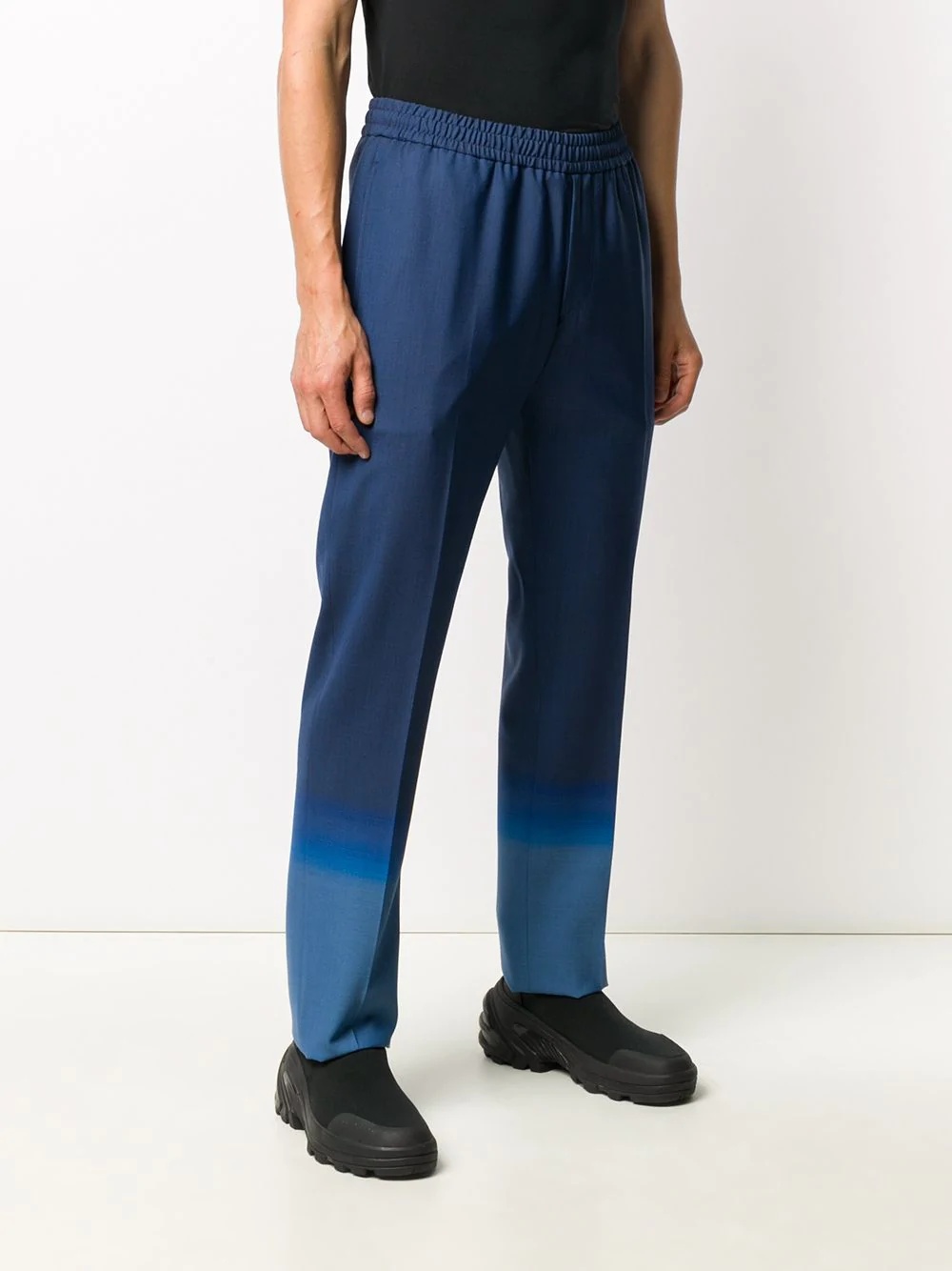 elasticated gradient trousers - 3