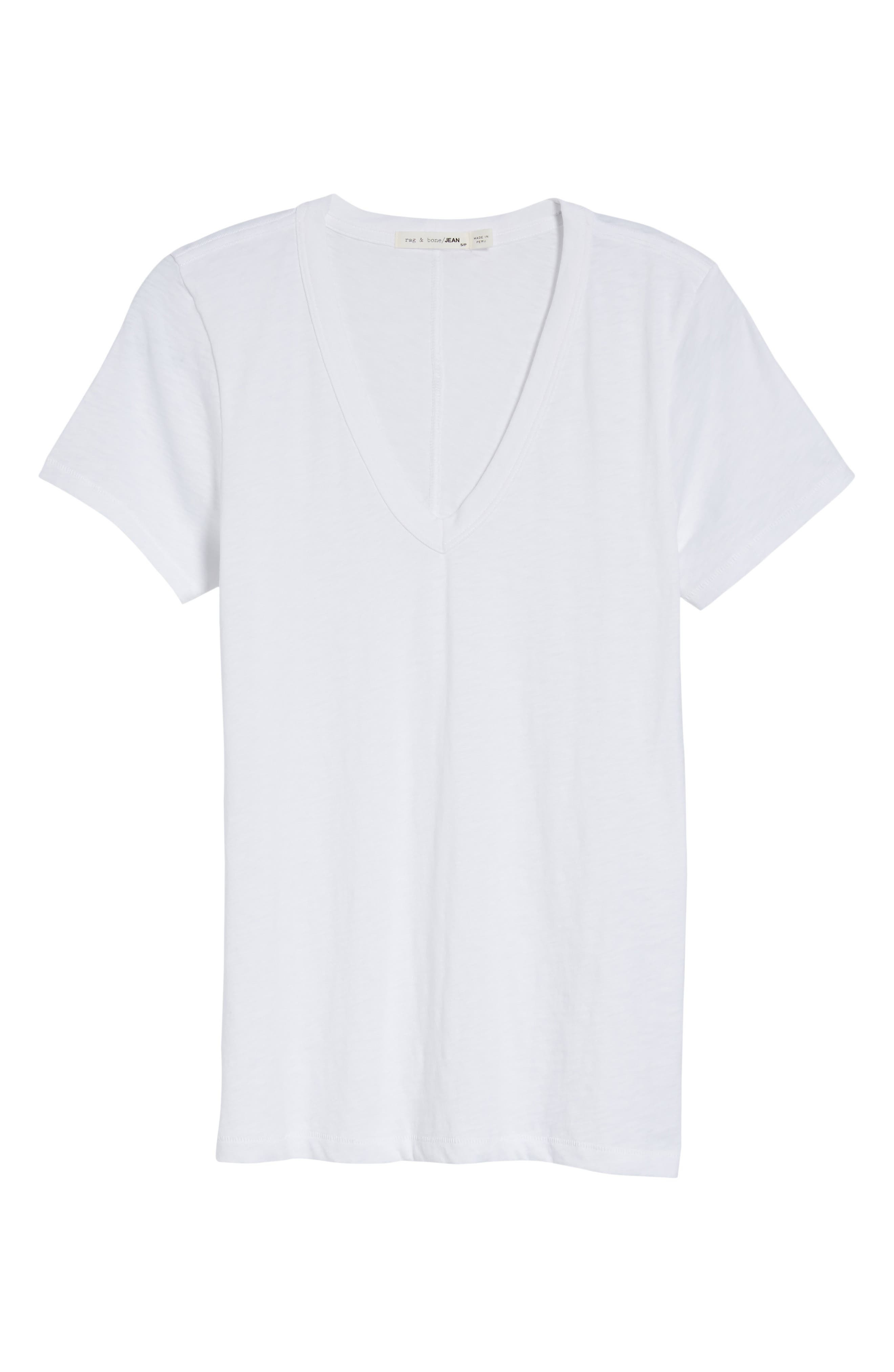 The Vee Slub Cotton T-Shirt - 5