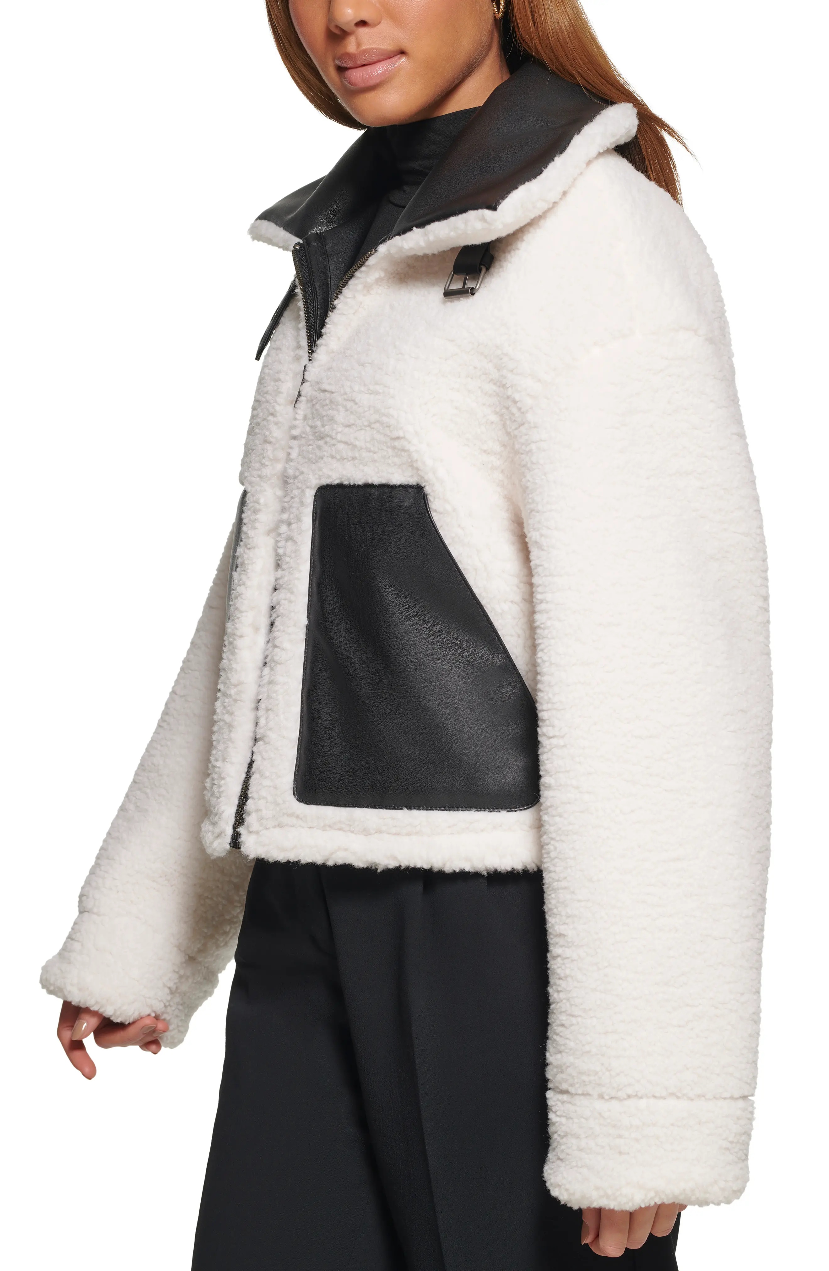 Reversible Faux Shearling Jacket - 5