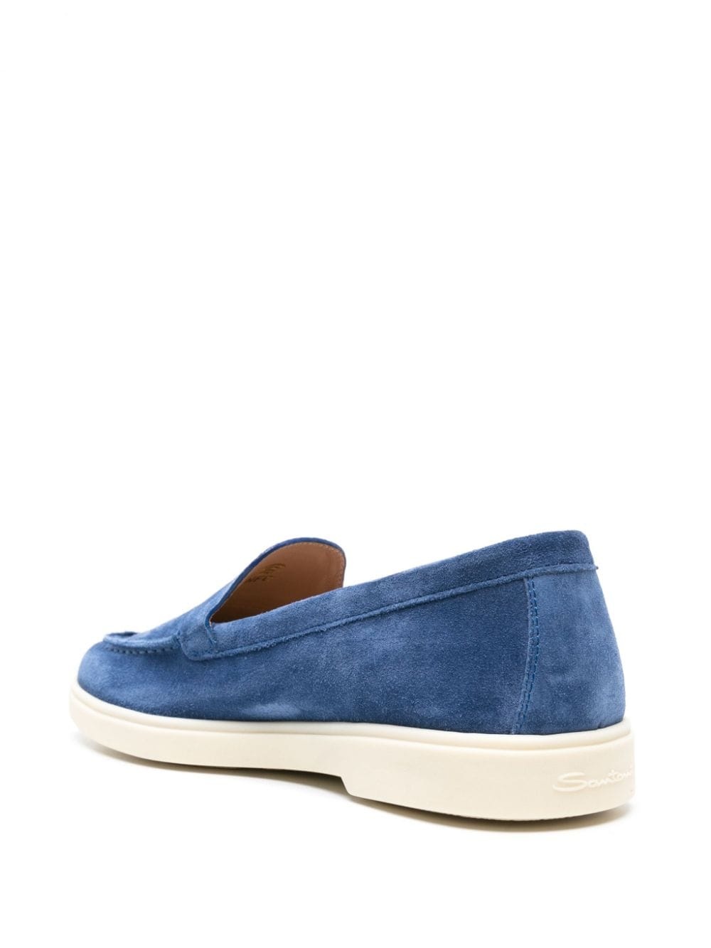 almond-toe suede loafers - 5