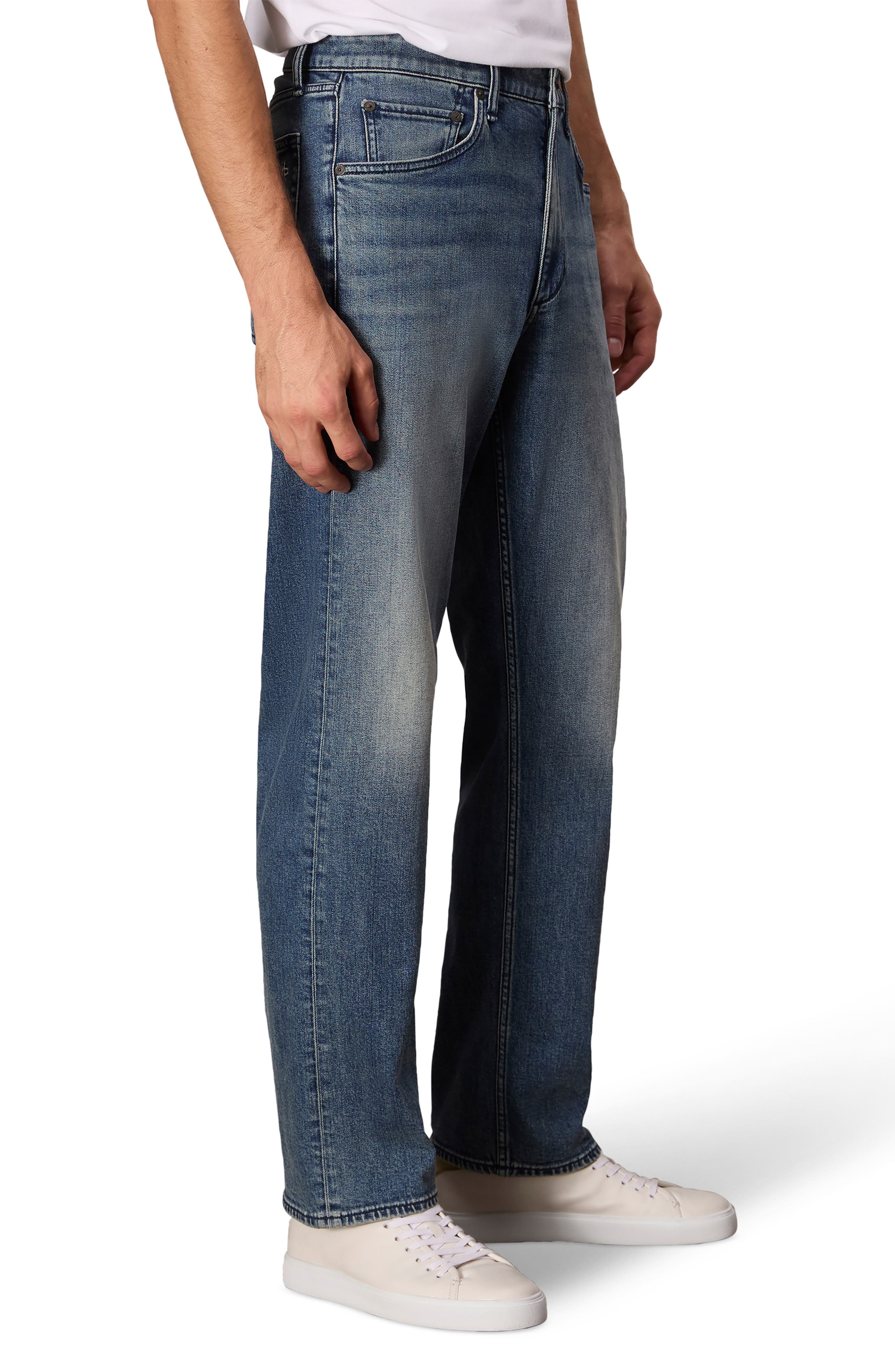rag & bone Fit 4 Authentic Stretch Straight Leg Jeans in Damian at Nordstrom - 3