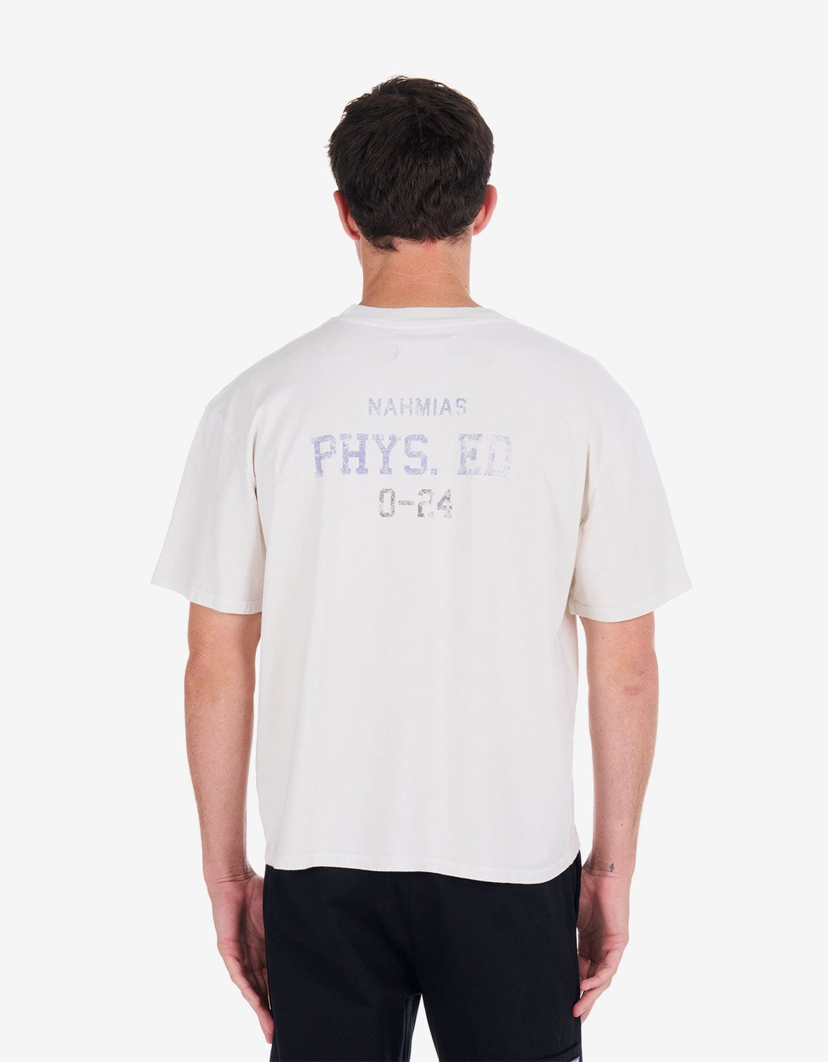 Nahmias White PHYS. ED. Boxy T-Shirt - 2