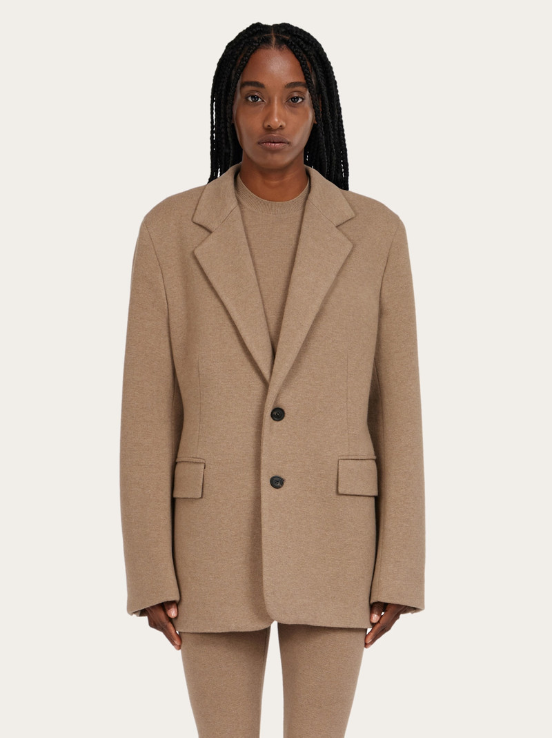 FERRAGAMO Single breasted jersey blazer outlook