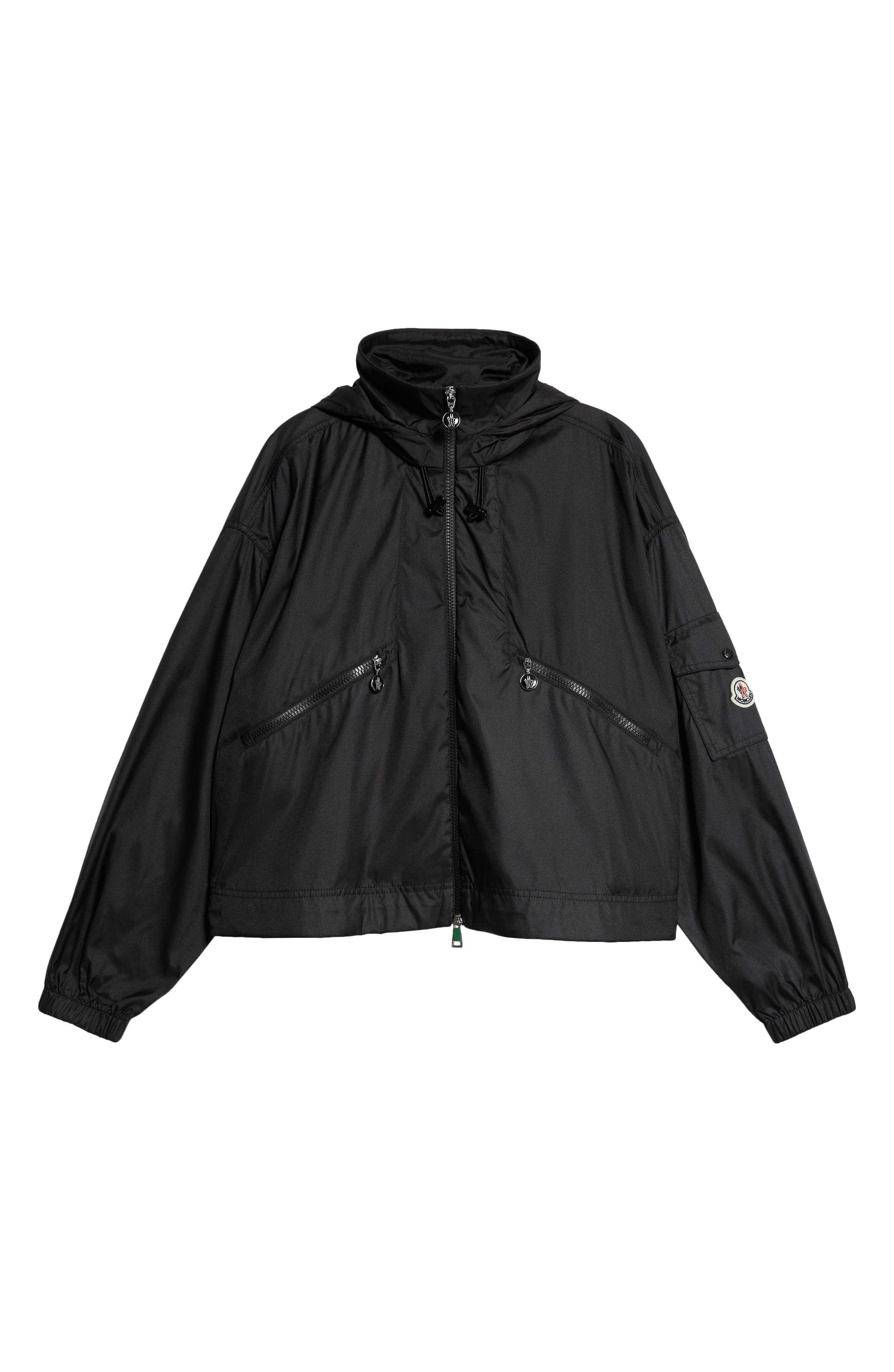 Moncler Hemar Hooded Jacket in Black at Nordstrom - 7