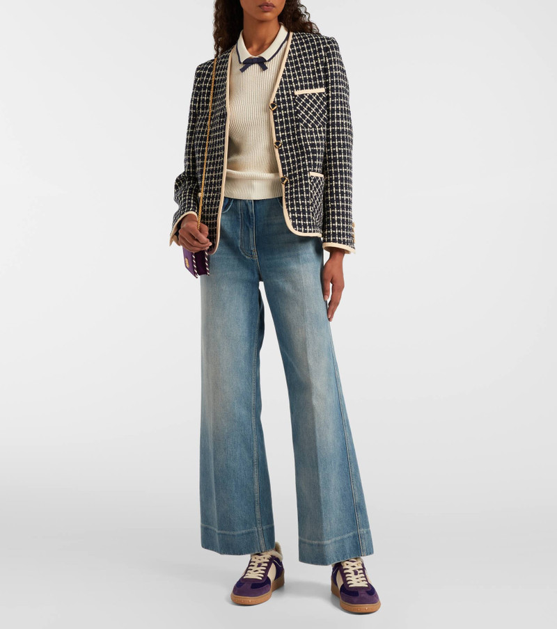 Valentino Upvillage suede and corduroy sneakers outlook