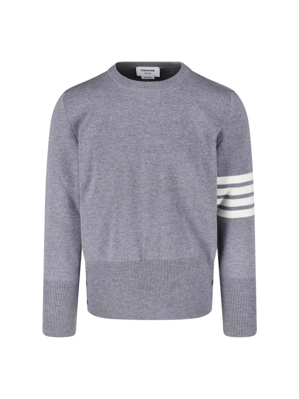 WOOL SWEATER IN VIRGIN WOOL "4 BAR" - 1