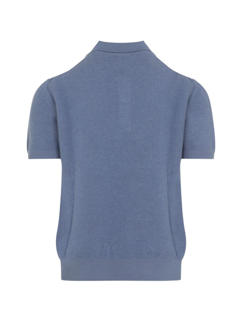 Canali button-fastening polo shirt outlook
