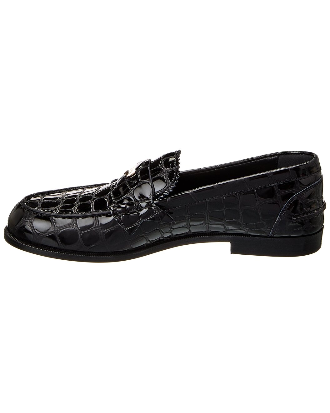Christian Louboutin Penny Alligator-Embossed Leather Loafer - 2