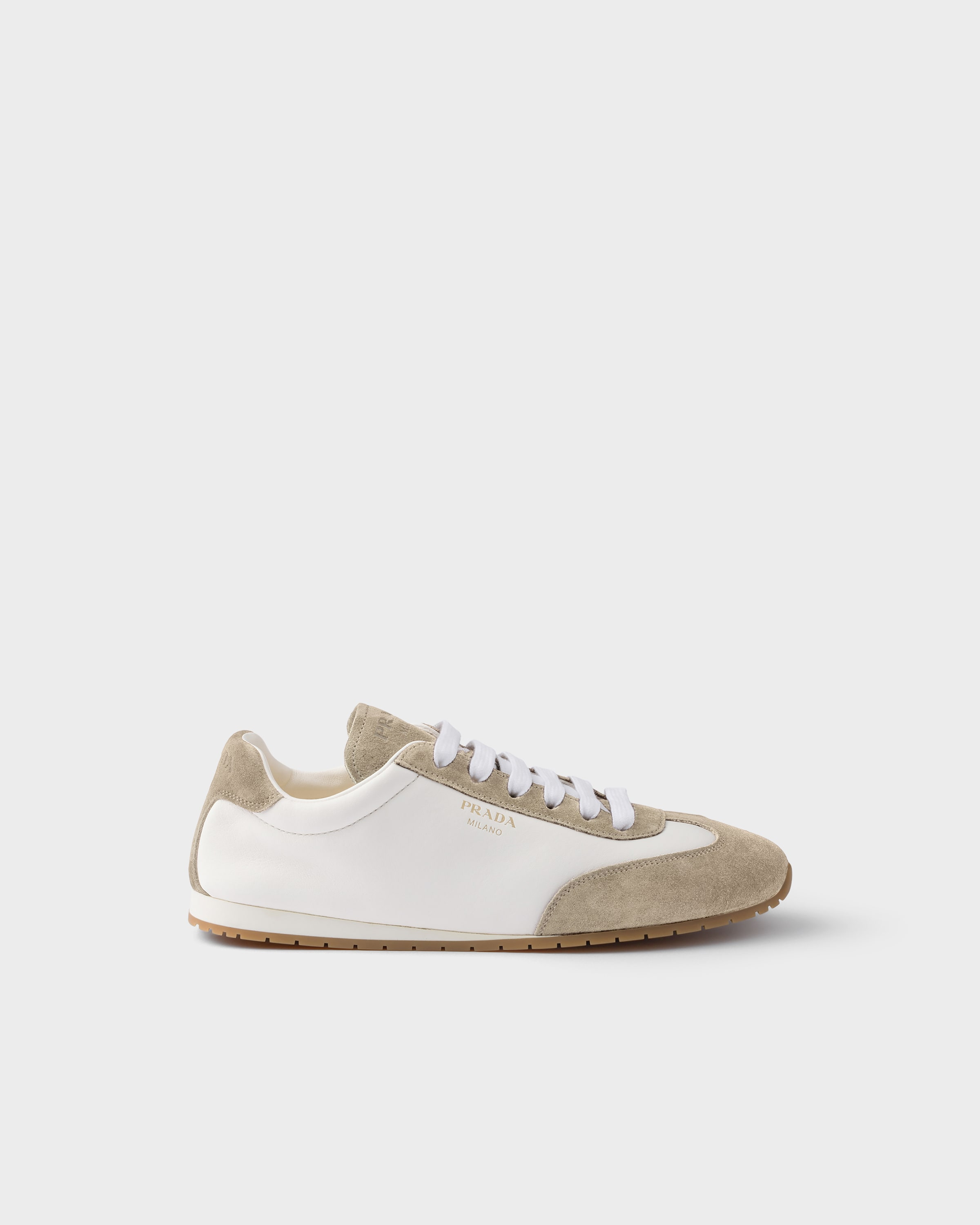 Nappa leather and suede sneakers - 2