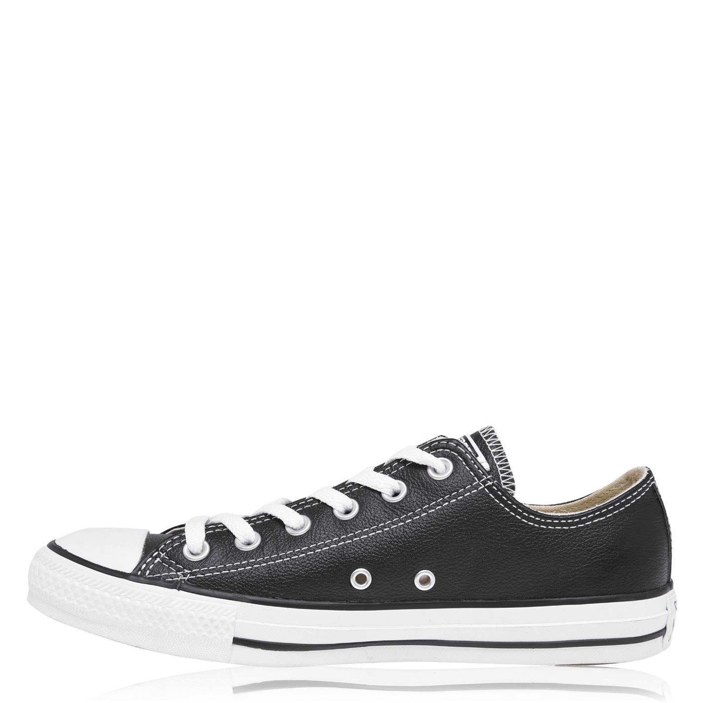 STAR LEATHER LOW TRAINERS - 2