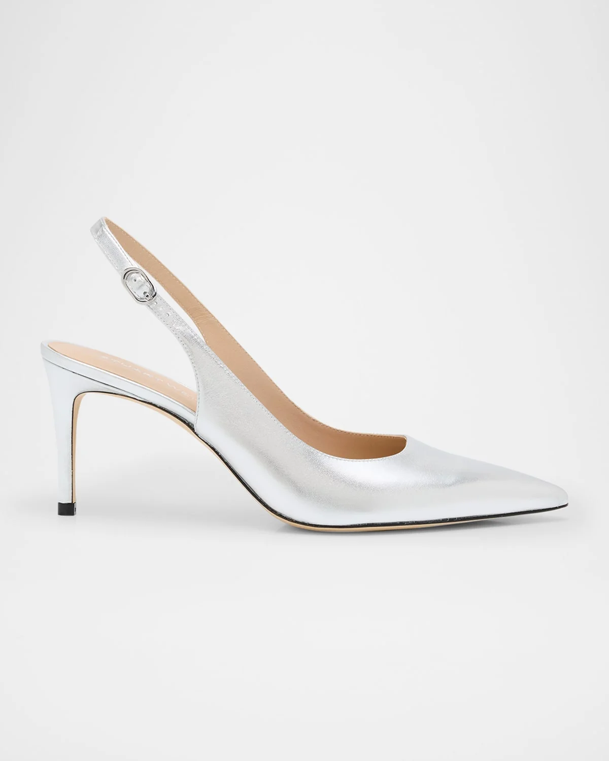 Stuart Metallic Slingback Pumps - 1