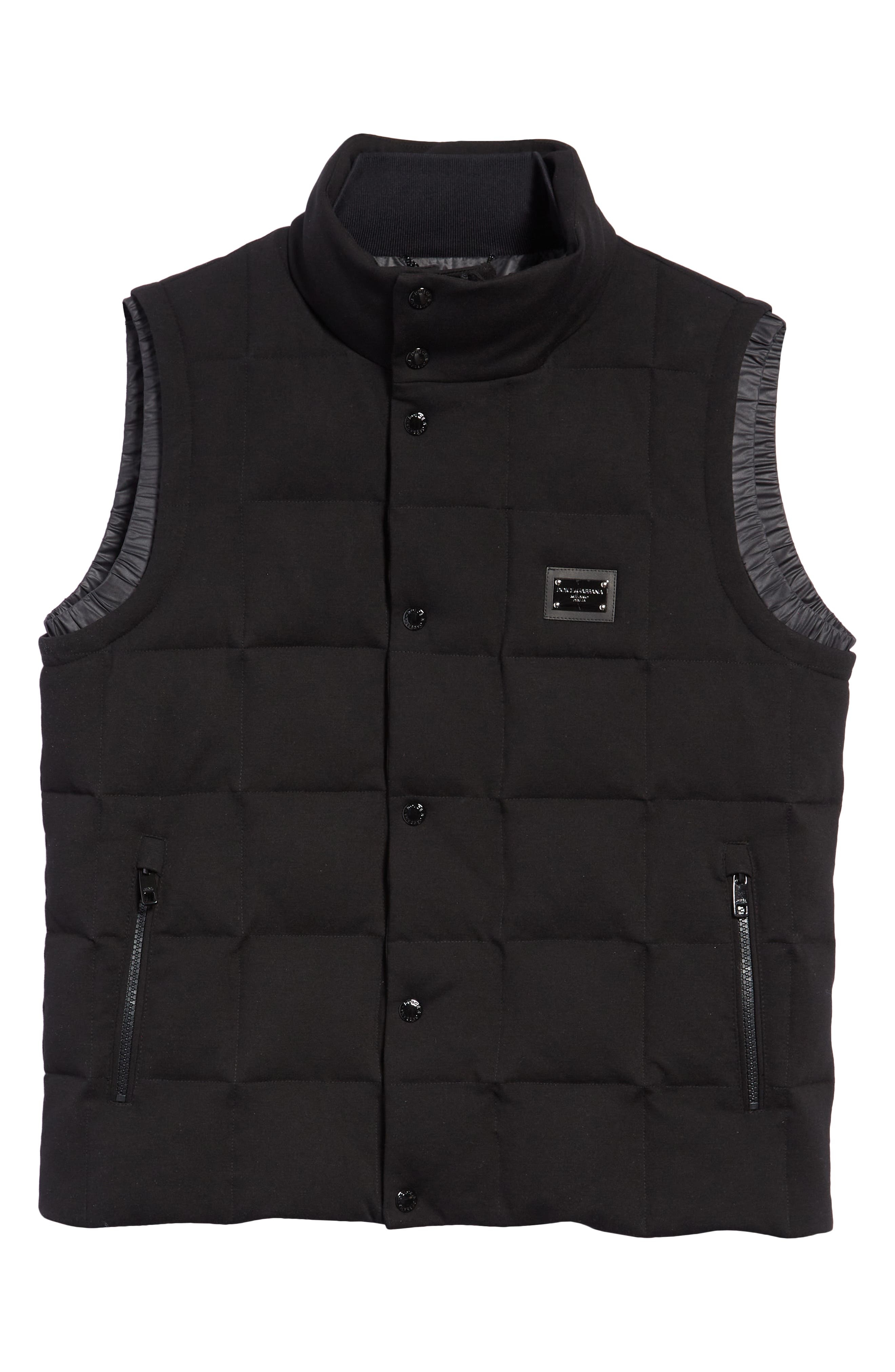 Logo Plaque Quilted Vest - 7