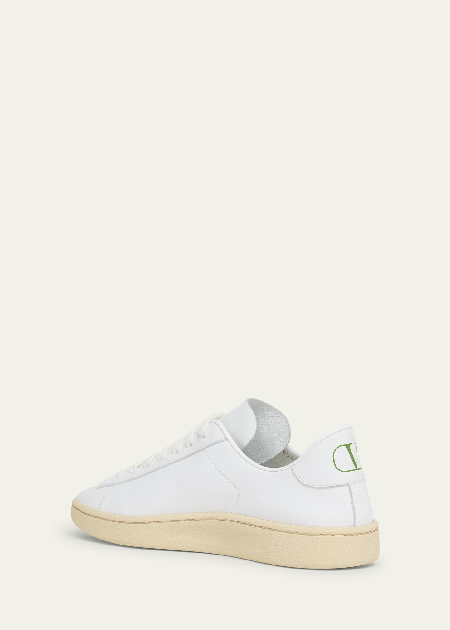 Men's Royco V Logo Calfskin Low-Top Sneakers - 4