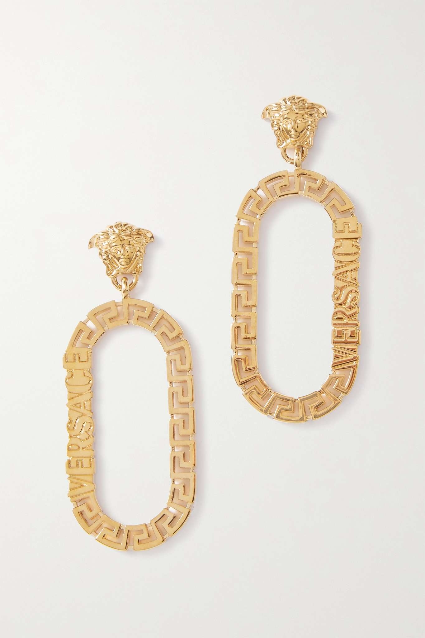 Gold-tone earrings - 1