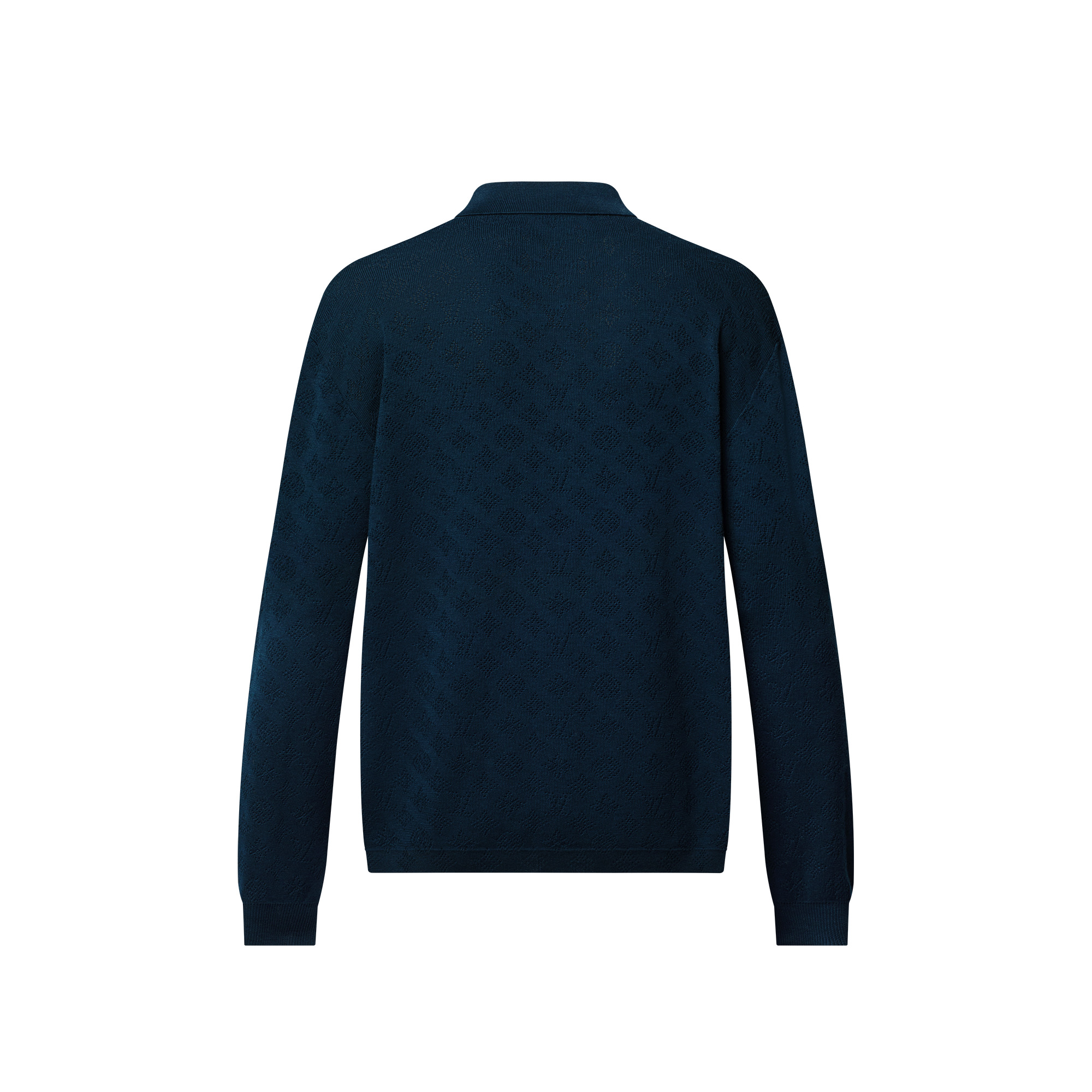 Monogram Pointelle Cotton Overshirt - 3