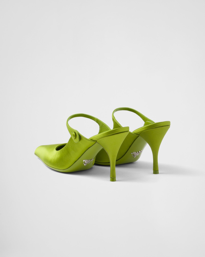 Satin mules 5
