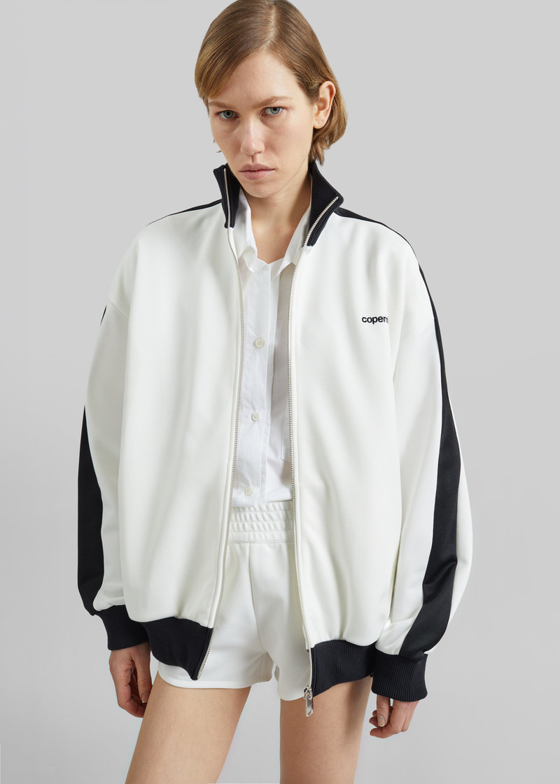 Coperni Oversized Track Jacket - White 6