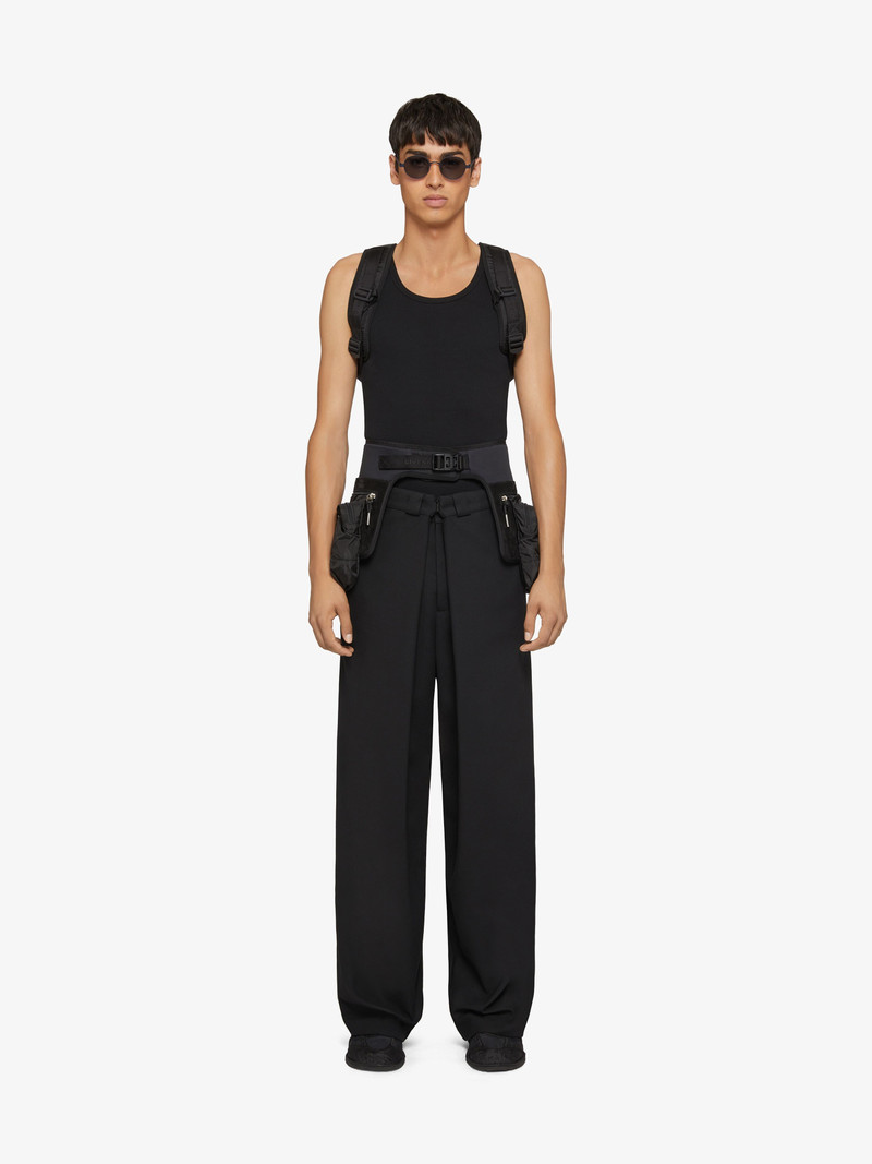 Givenchy EXTRA WIDE CHINO PANTS IN CANVAS outlook